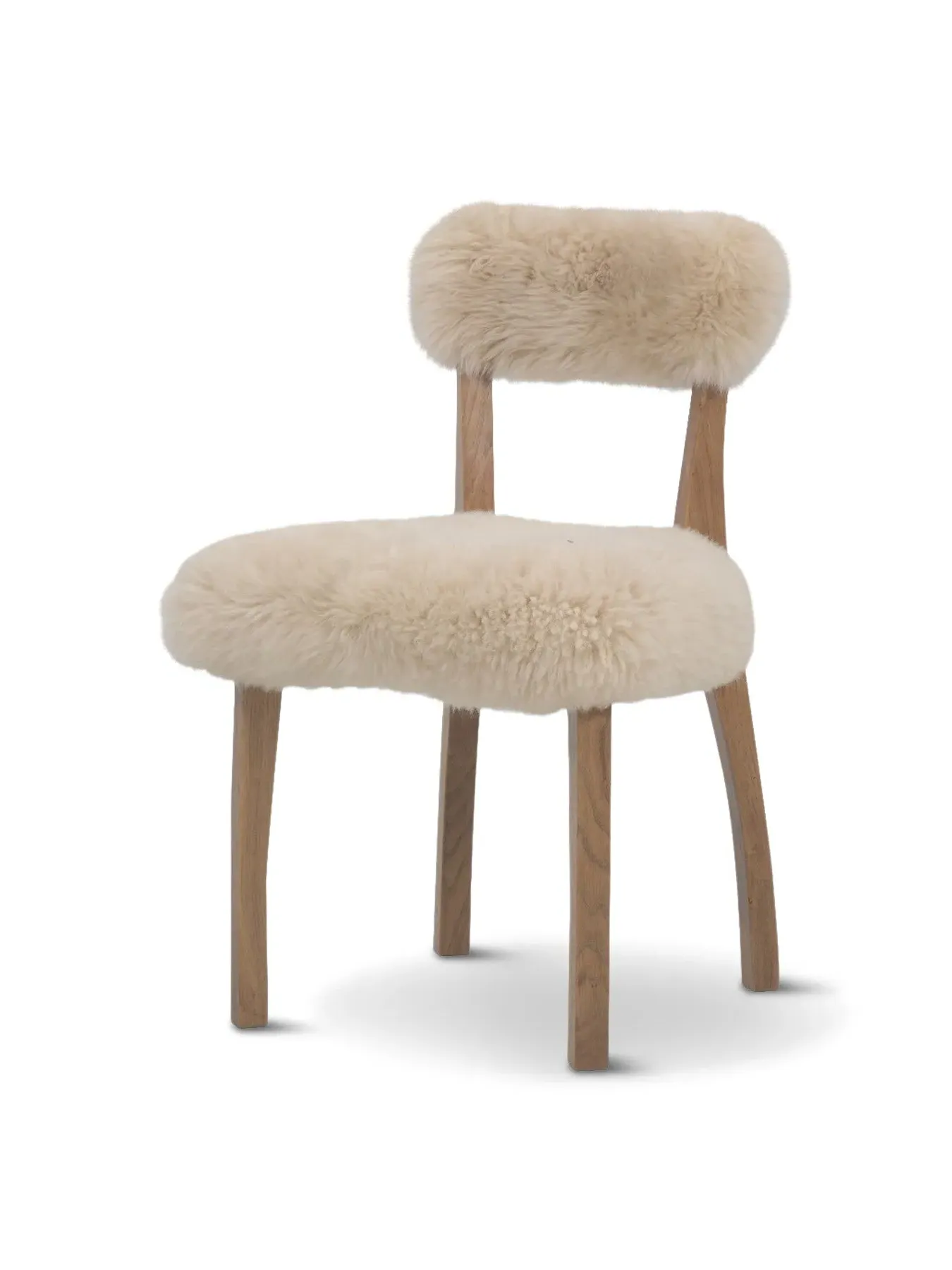 Cabin Dining Chair with Cushion - Neutral, Oak image