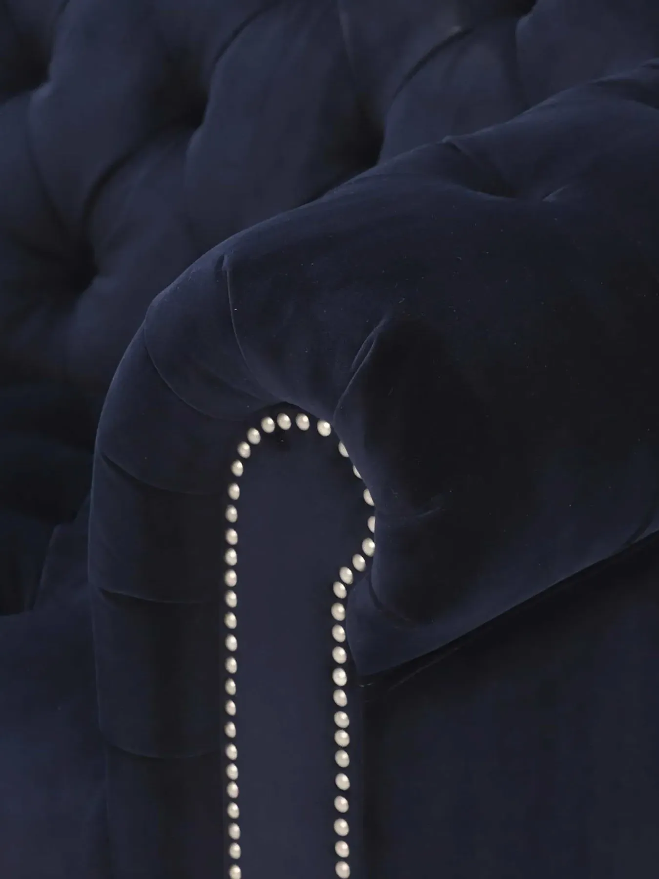 Club Chair - Blue, Velvet
