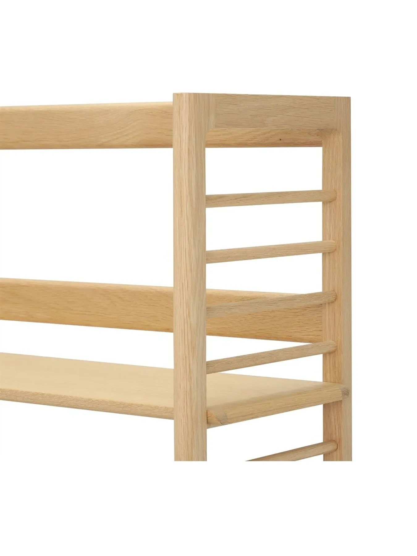 Compact Shelving Unit with Adjustable Shelves - Neutral