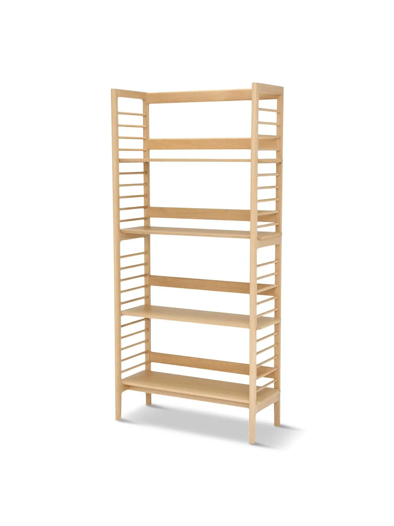 Compact Shelving Unit with Adjustable Shelves - Neutral image