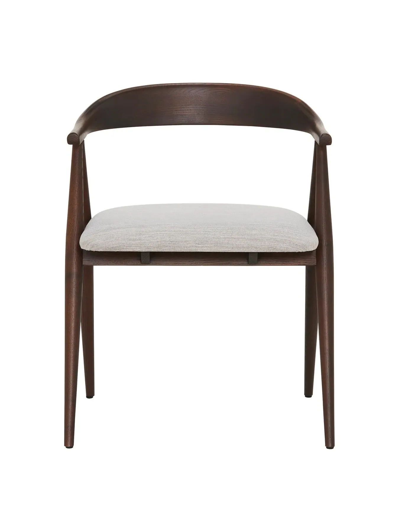 Dining Armchair with Cushion - Brown, Wood
