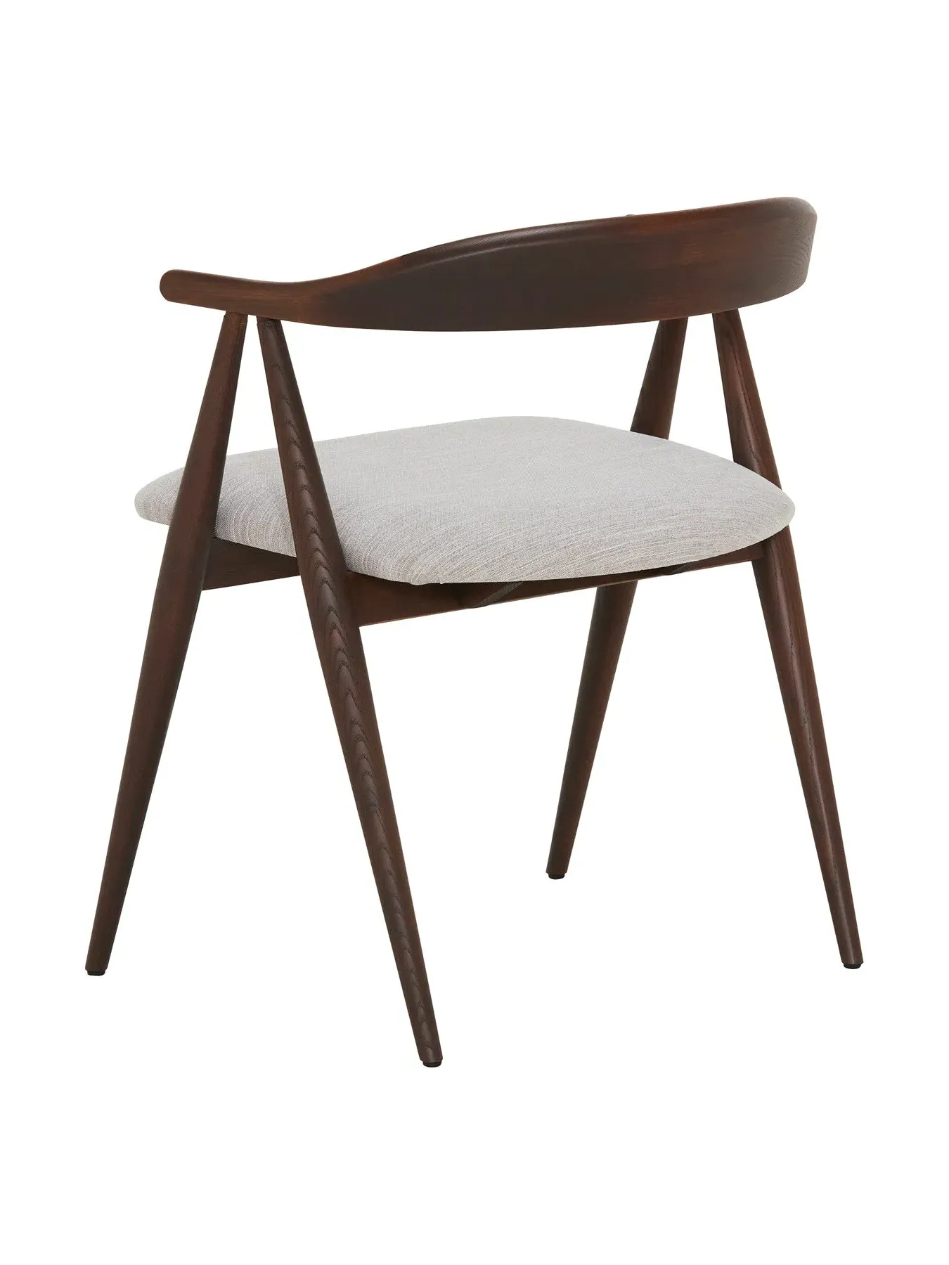 Dining Armchair with Cushion - Brown, Wood