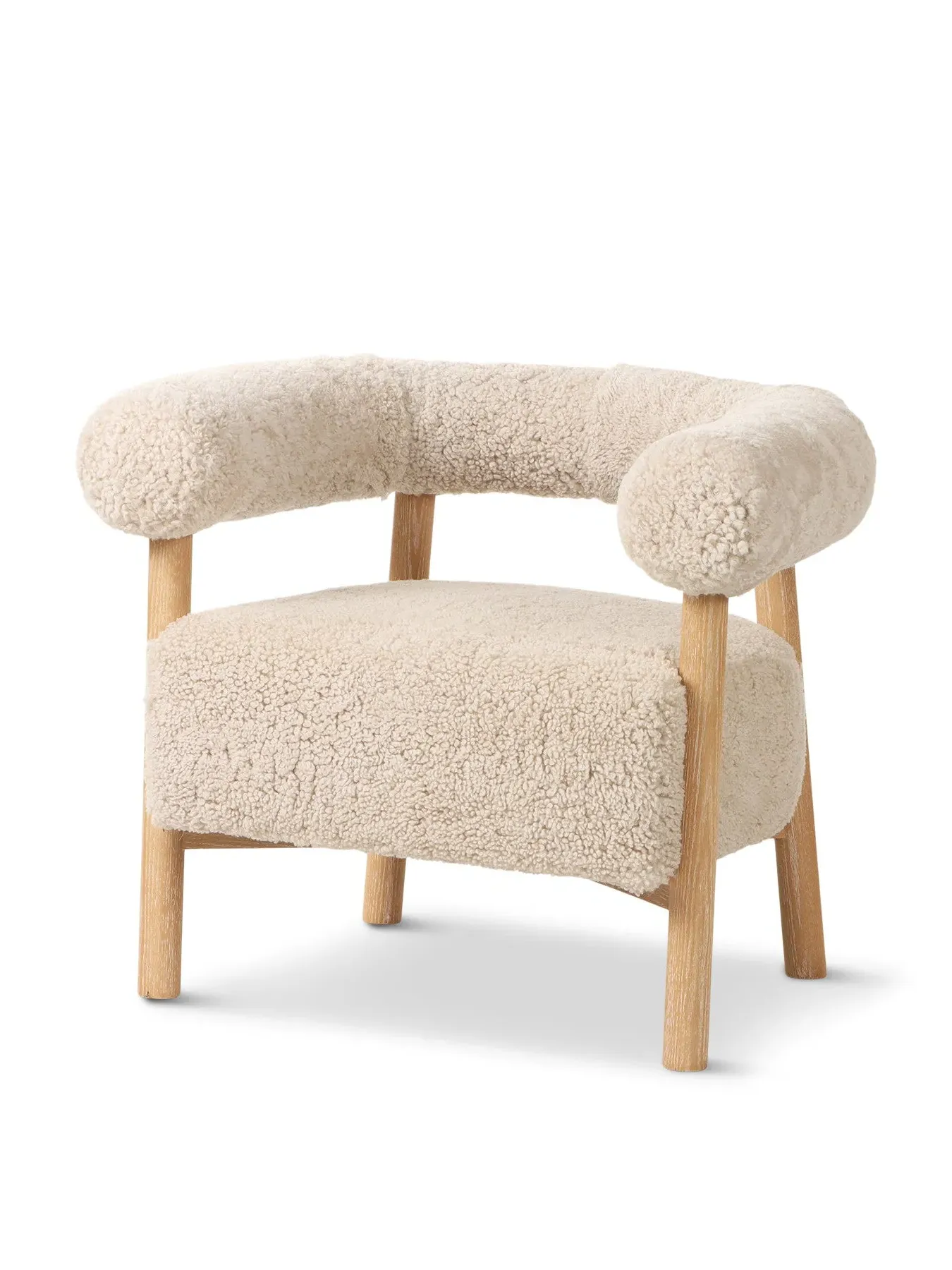 Dining Chair with Arms - Neutral, Fabric image