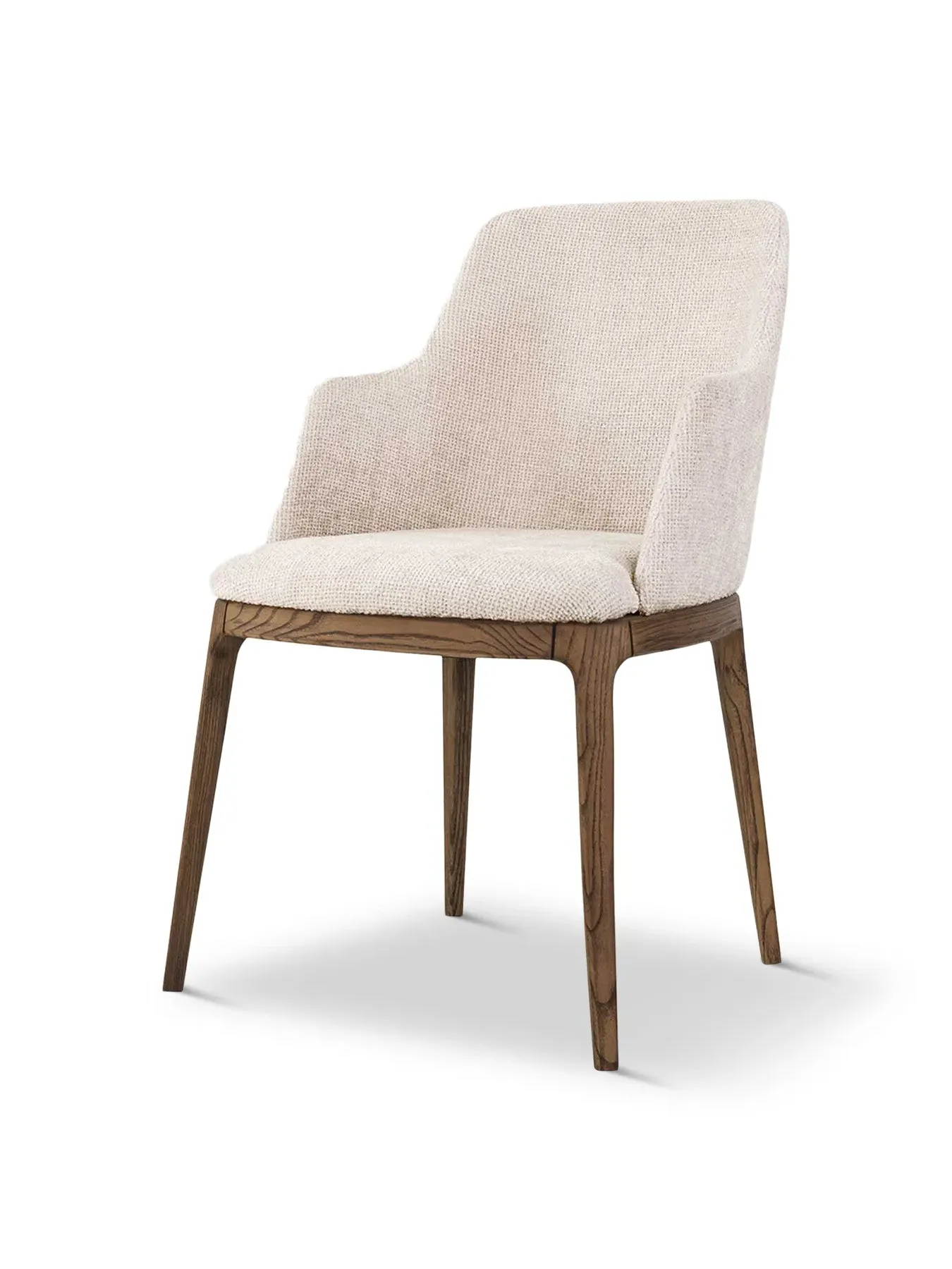 Dining Chair with Arms - Neutral, Fabric image