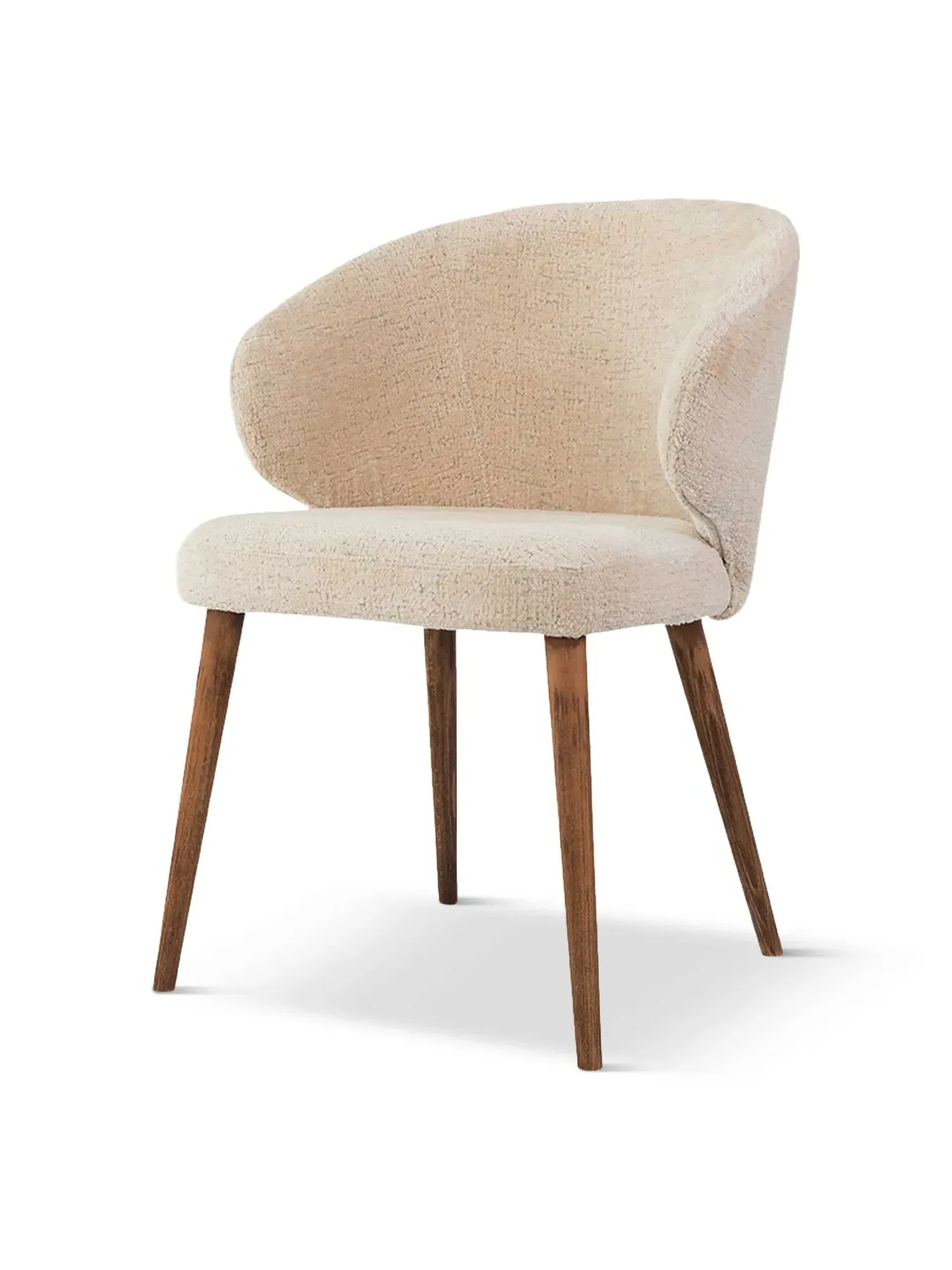 Dining Chair with Foam Cushion - Neutral, Fabric image