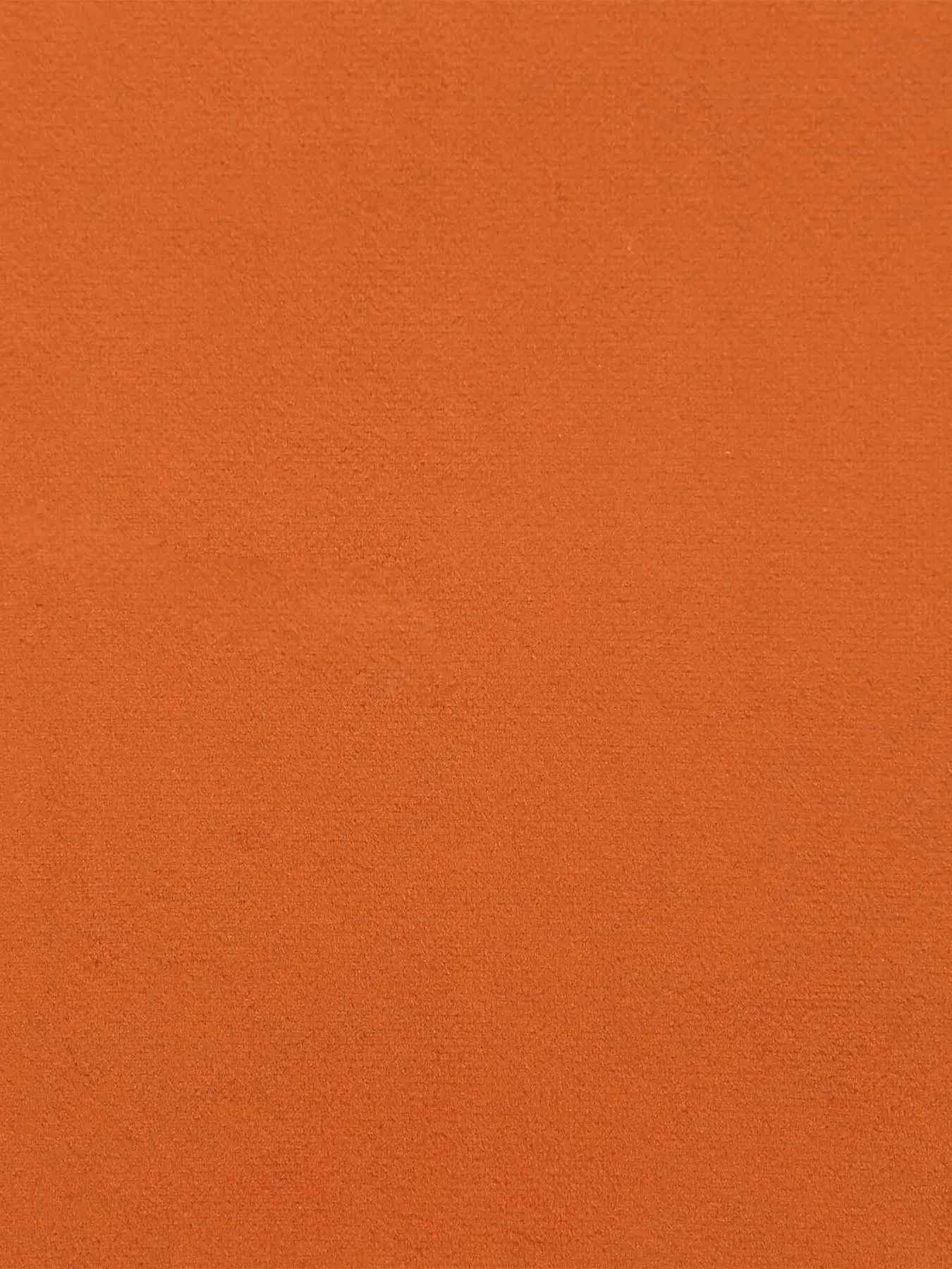 Dining Chair with Metal Legs - Orange, Velvet