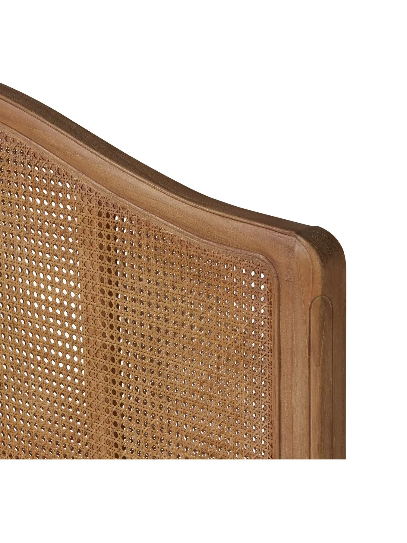 Double Bed French Style - Neutral, Rattan Wood