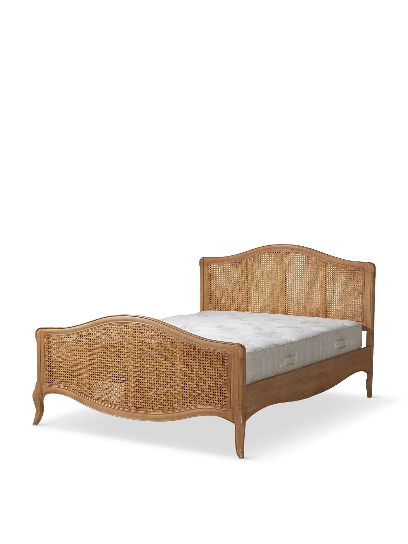 Double Bed French Style - Neutral, Rattan Wood image