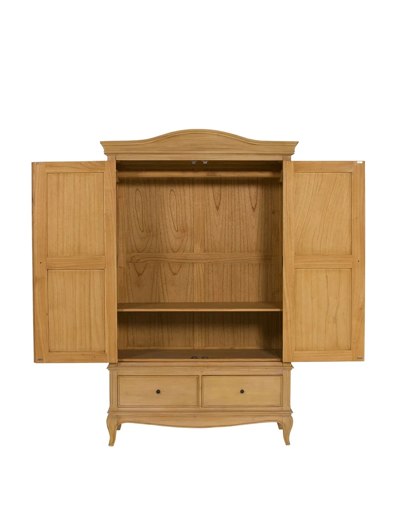 Double Wardrobe French Style - Neutral, Wood