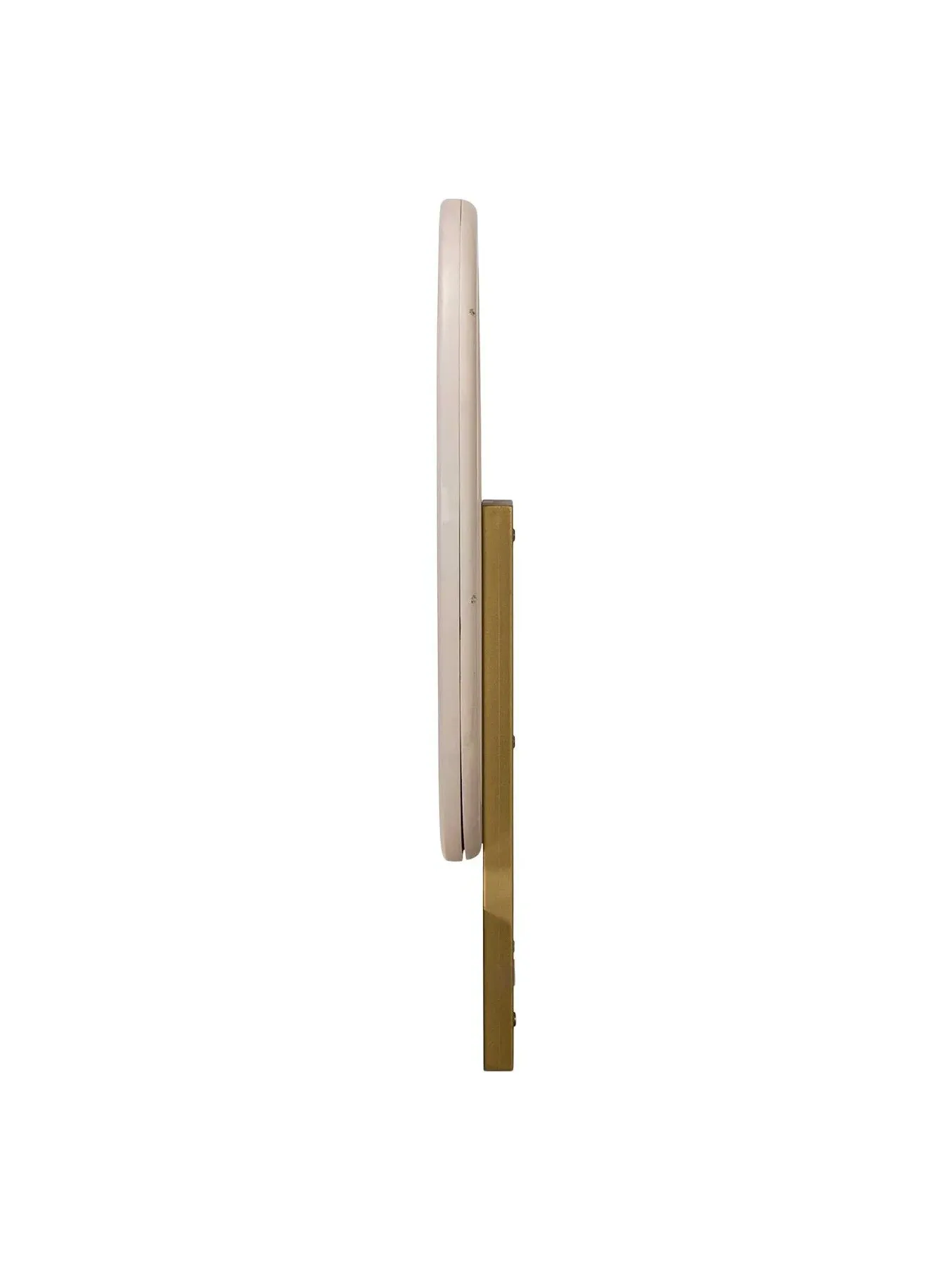 Dressing Table Mirror - White, Mahogany