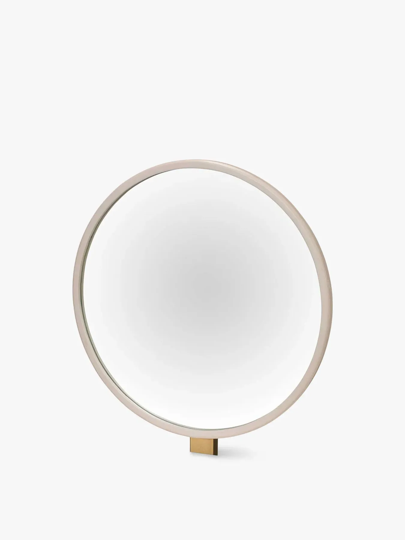 Dressing Table Mirror - White, Mahogany image