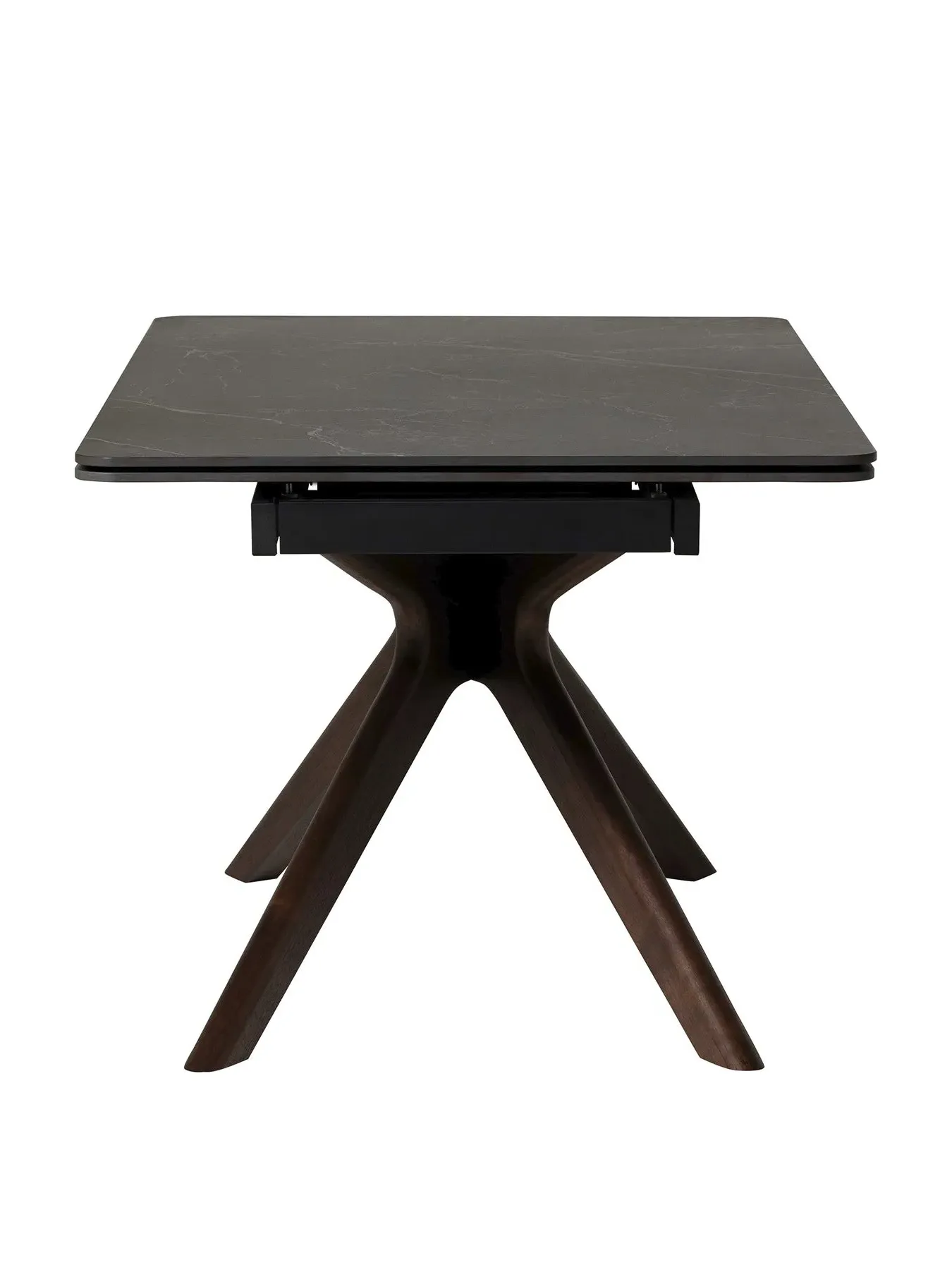 Extending Dining Table - Black, Ceramic