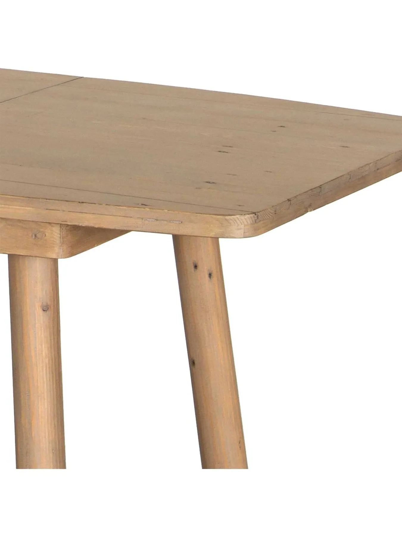 Extending Dining Table - Brown, Reclaimed Wood