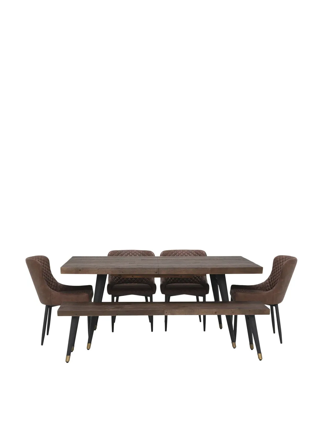 Extending Dining Table - Reclaimed Wood