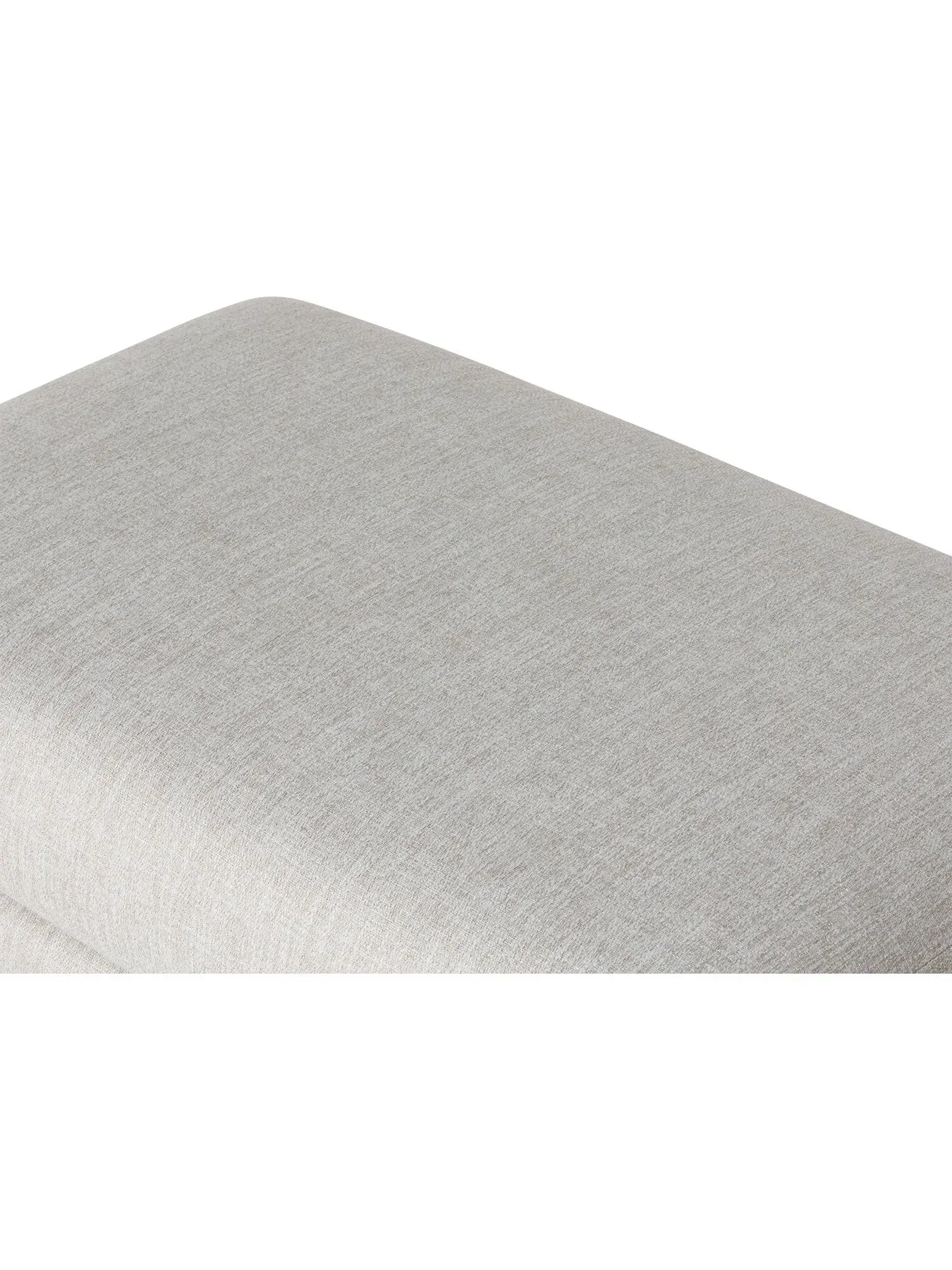Fabric Footstool - Neutral
