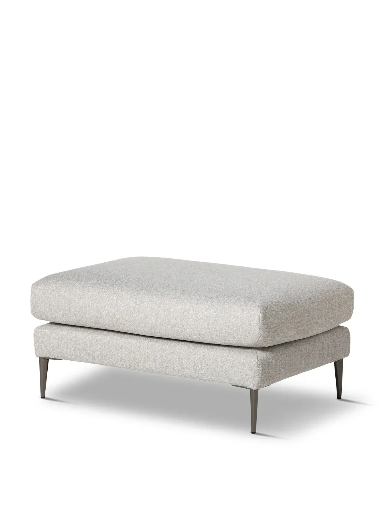 Fabric Footstool - Neutral image