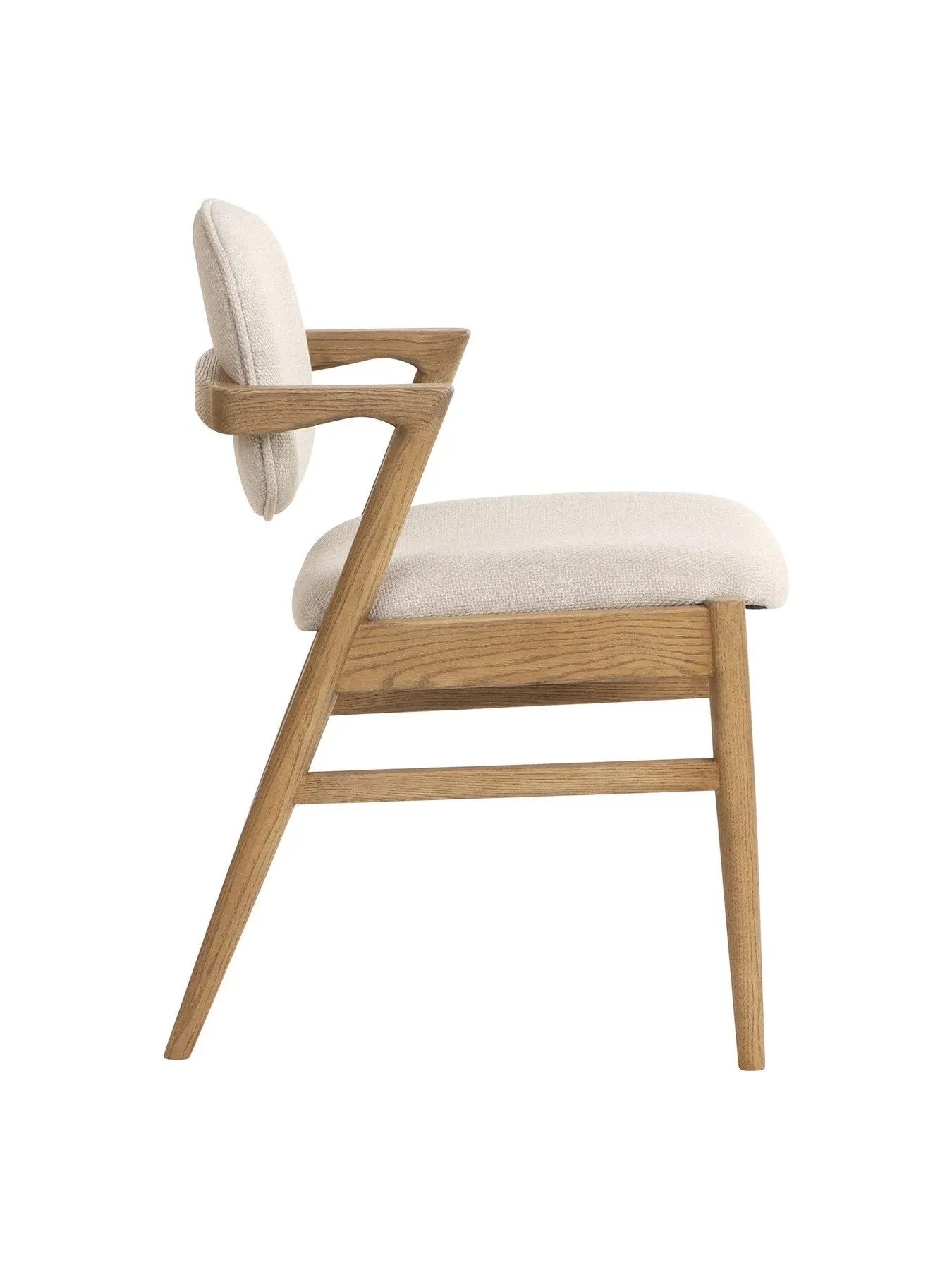 Fleming Dining Chair - Neutral, Fabric