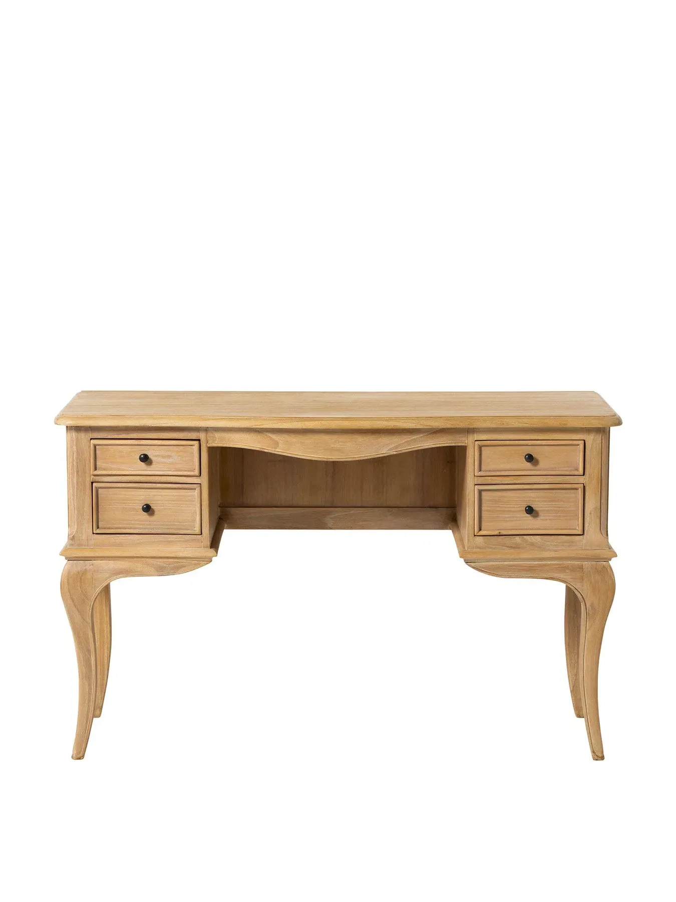 French Style Dressing Table - Neutral, Light Wood