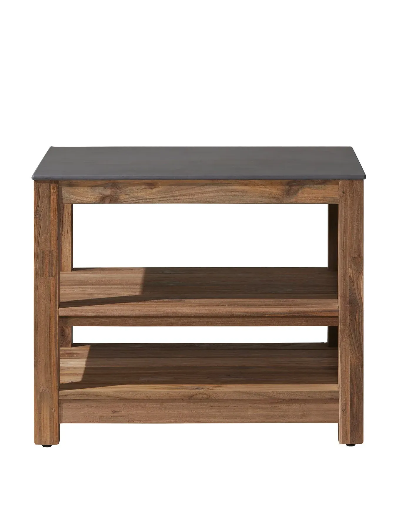 Grill Table with Reclaimed Wood - Neutral, Teak
