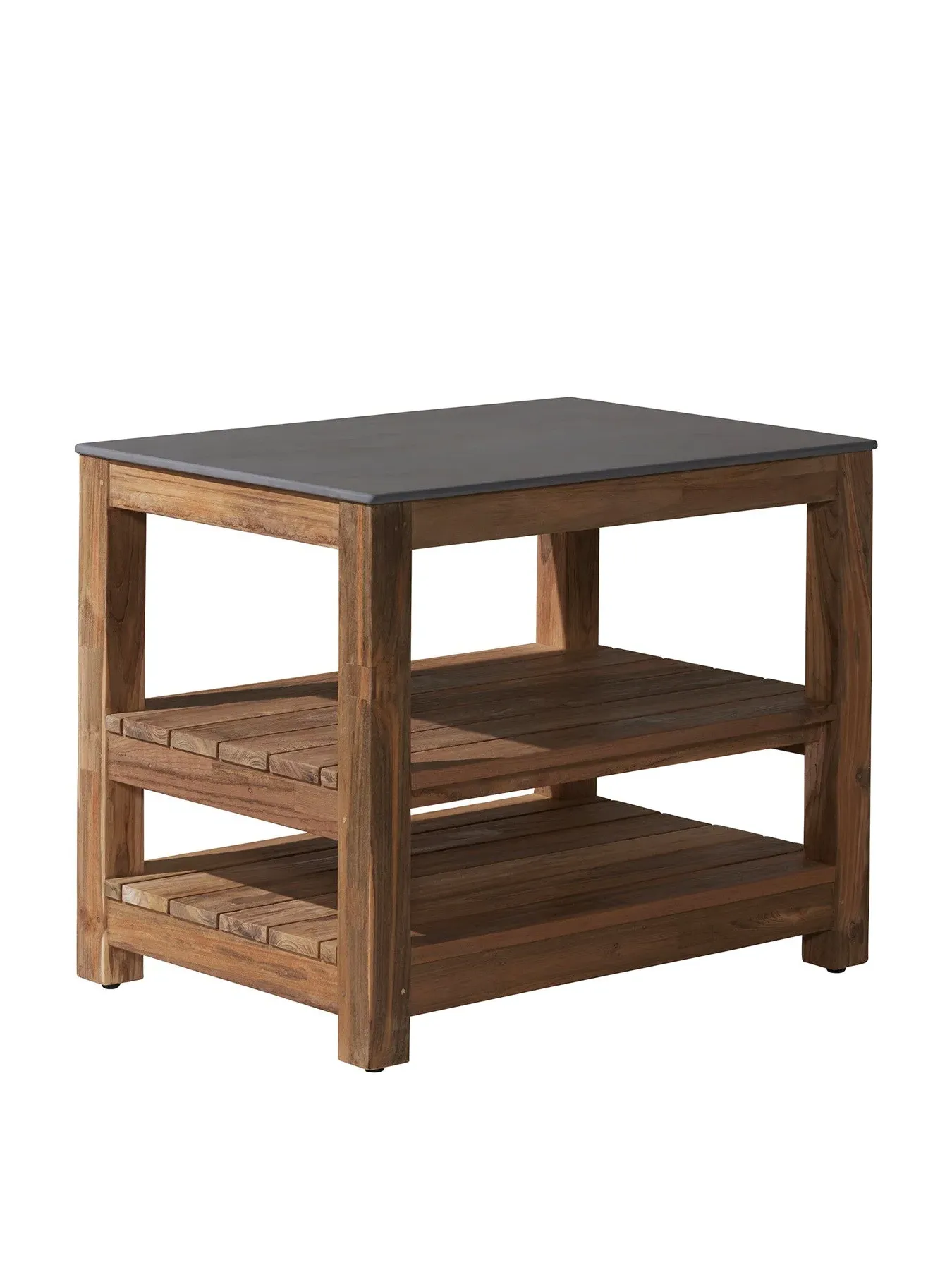 Grill Table with Reclaimed Wood - Neutral, Teak
