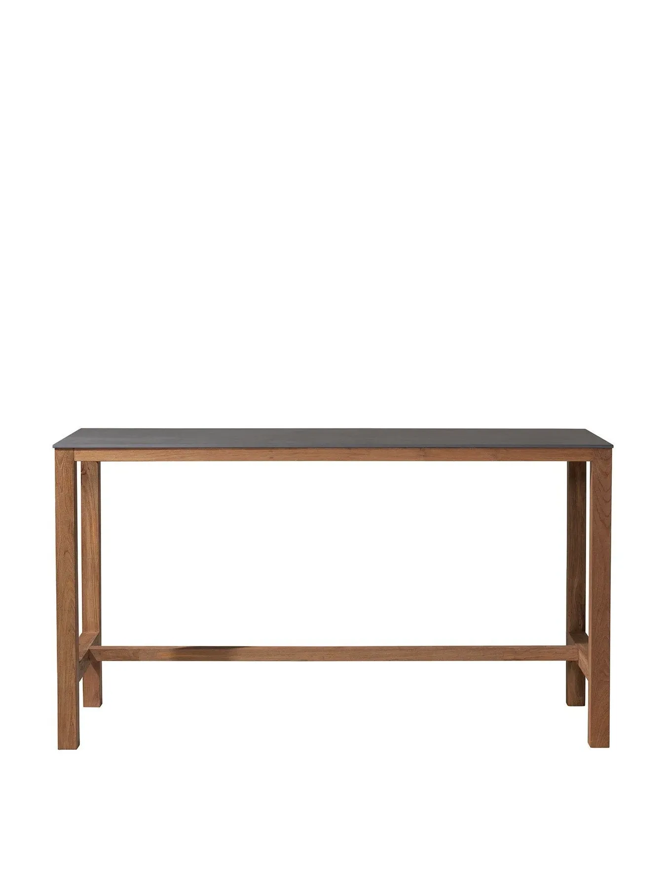 High Bar Table - Neutral, Reclaimed Teak Wood