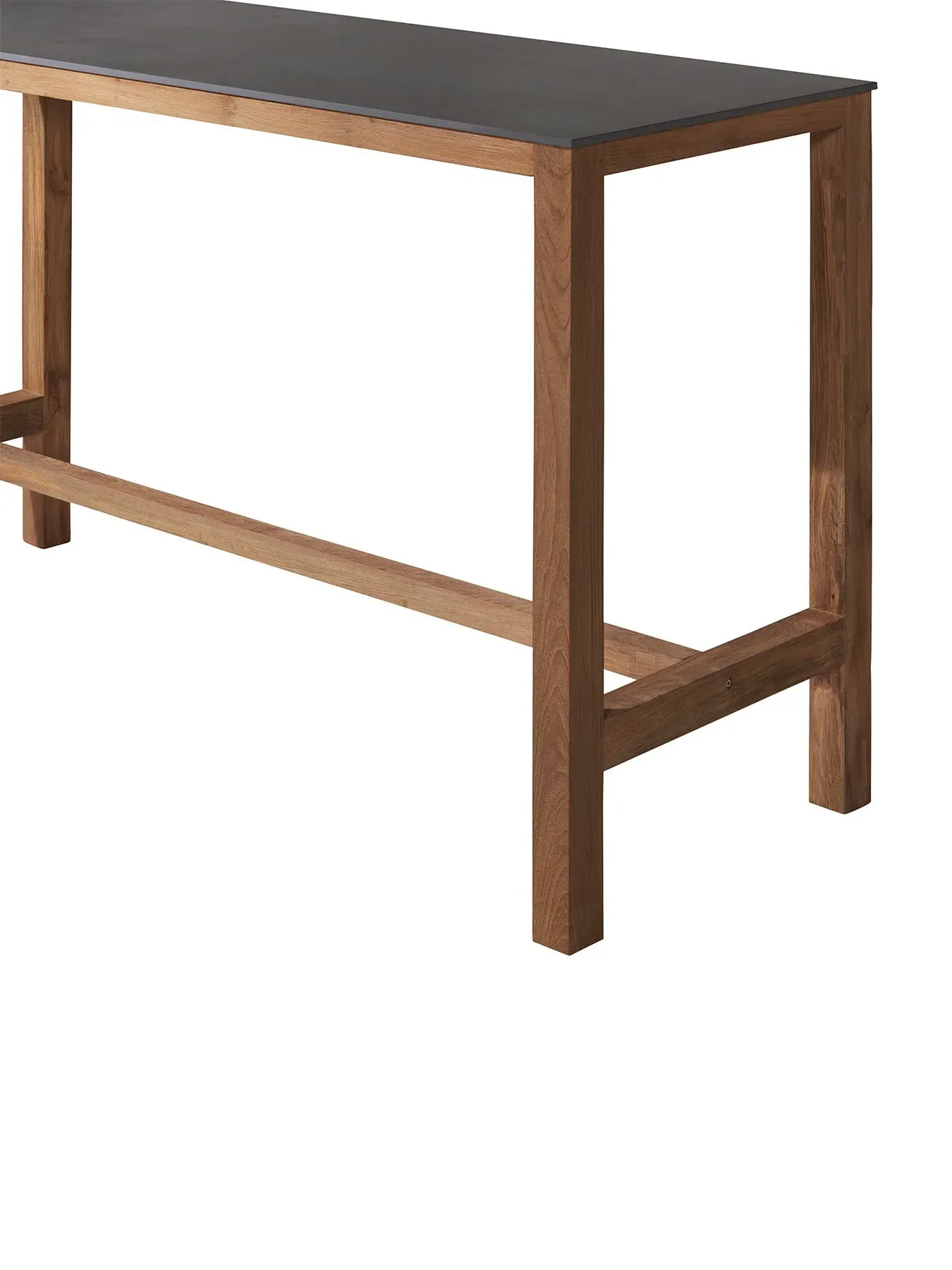 High Bar Table - Neutral, Reclaimed Teak Wood
