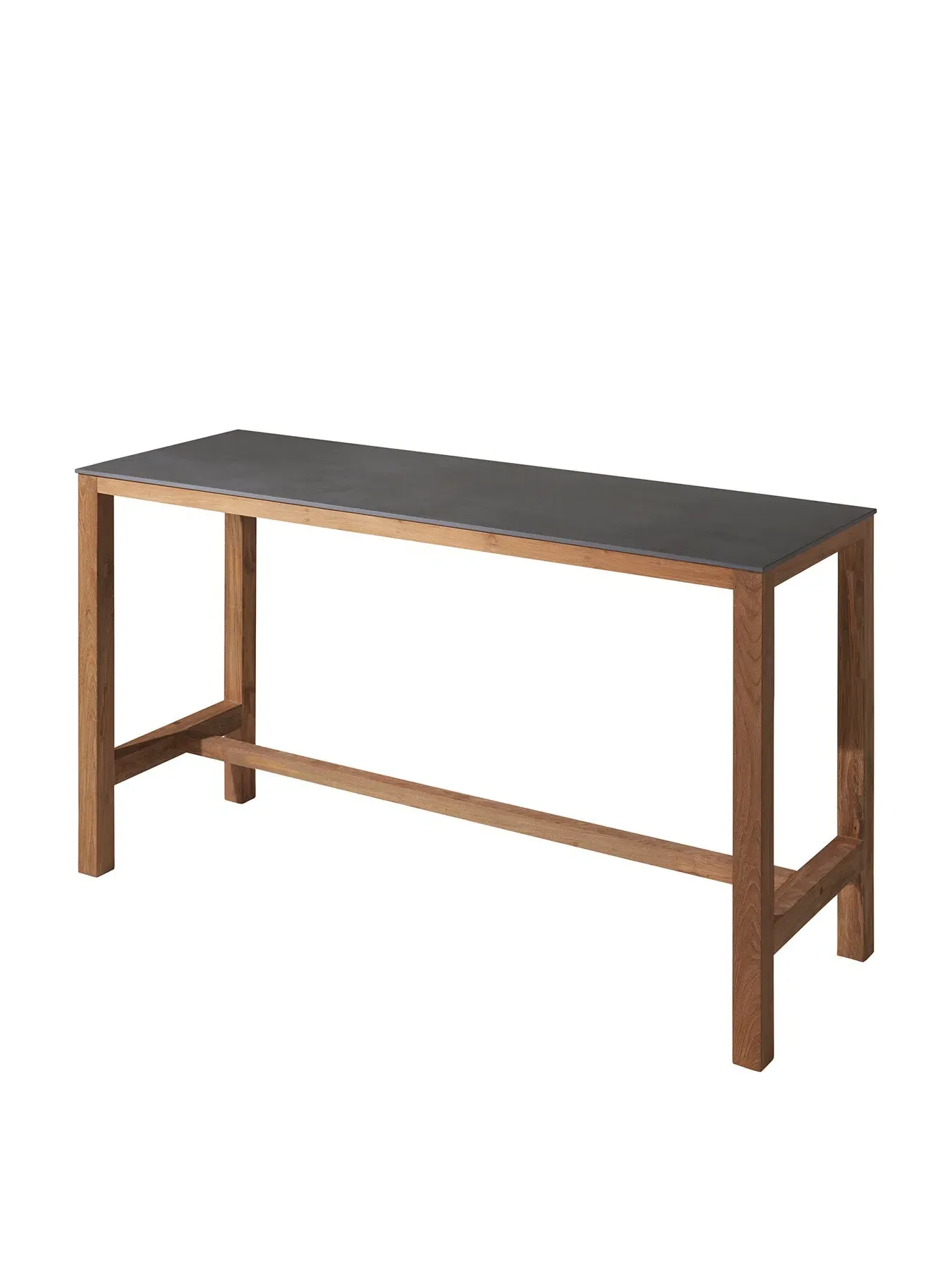 High Bar Table - Neutral, Reclaimed Teak Wood