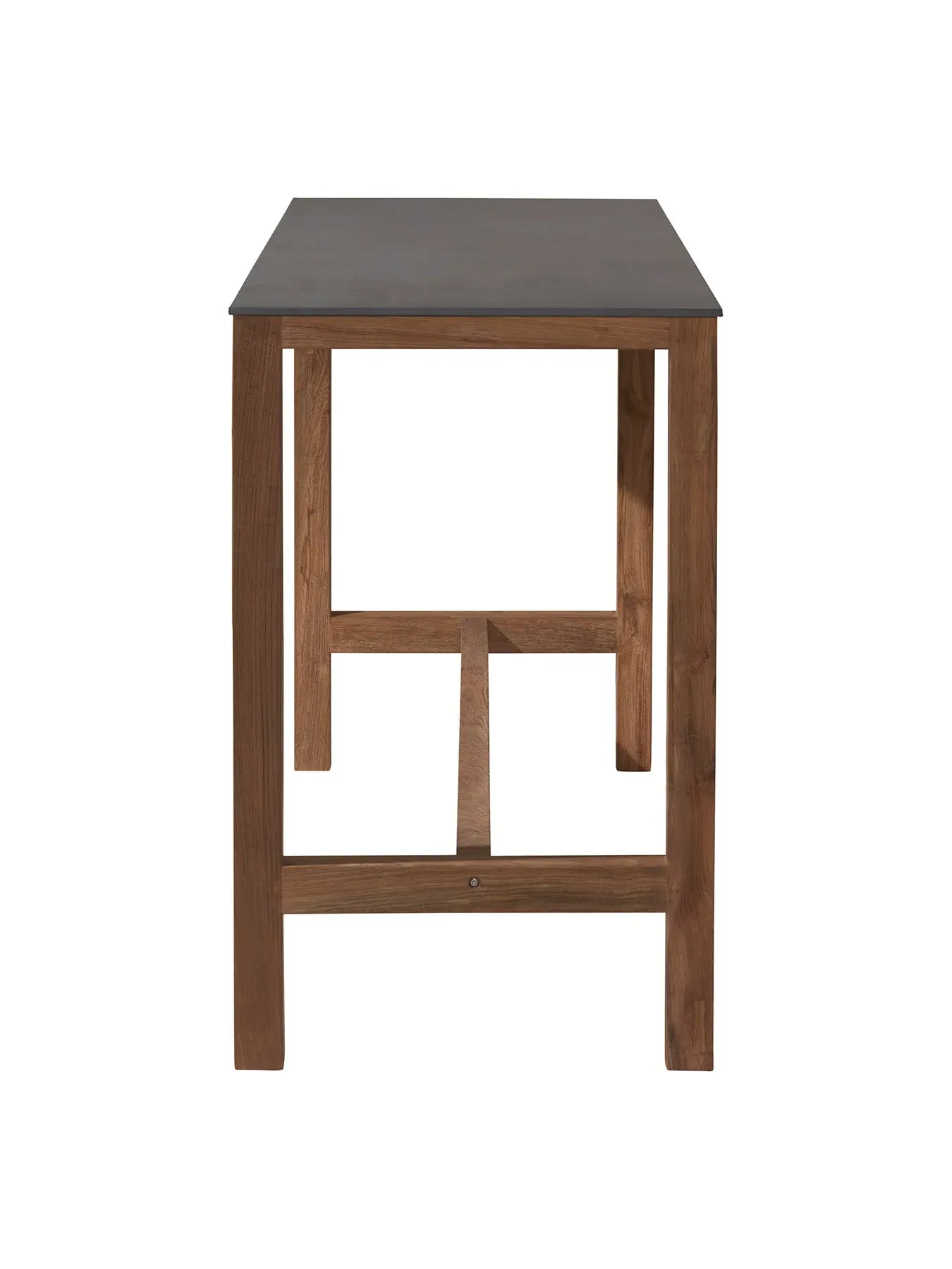 High Bar Table - Neutral, Reclaimed Teak Wood