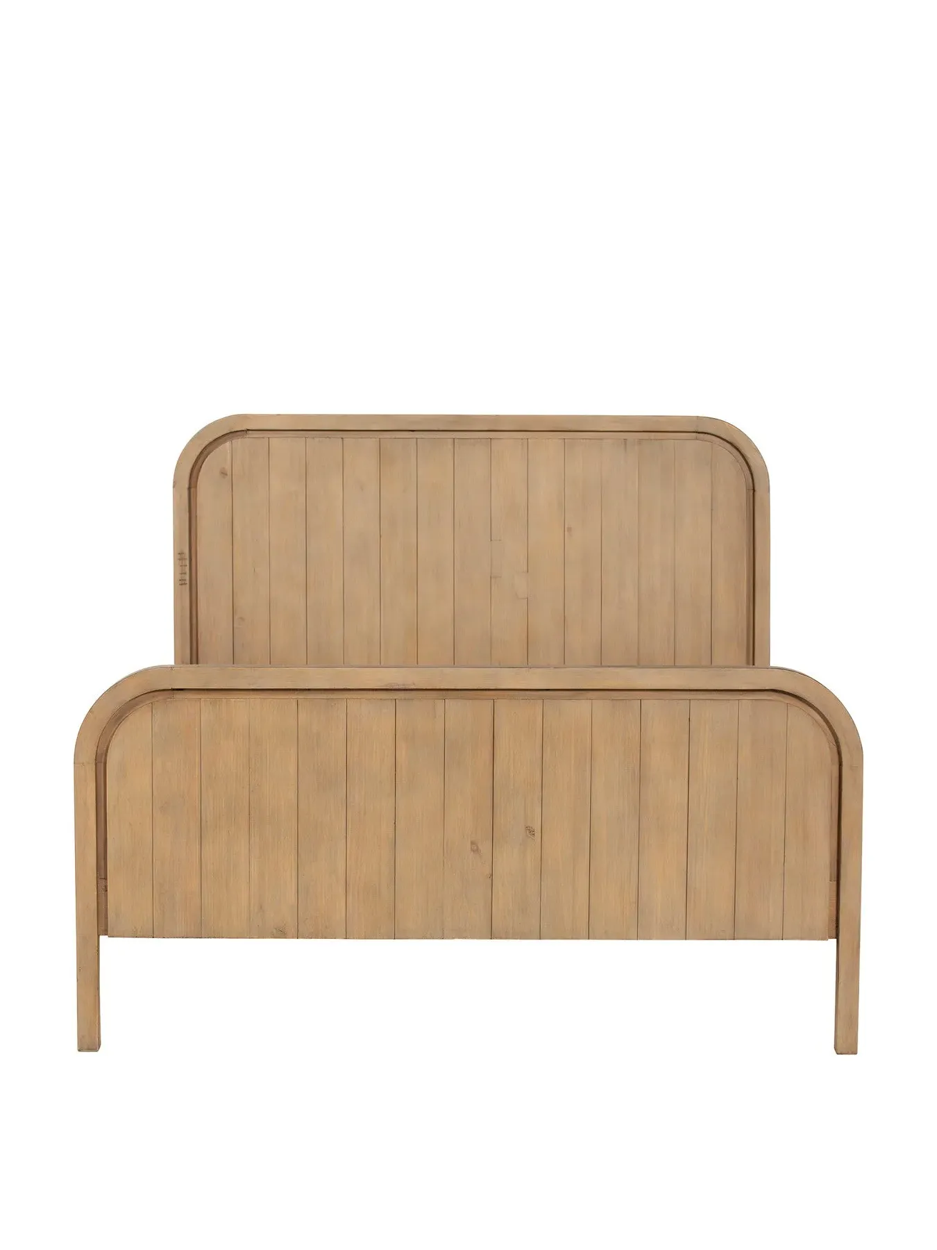 King Size Bed Frame - Brown, Reclaimed Wood