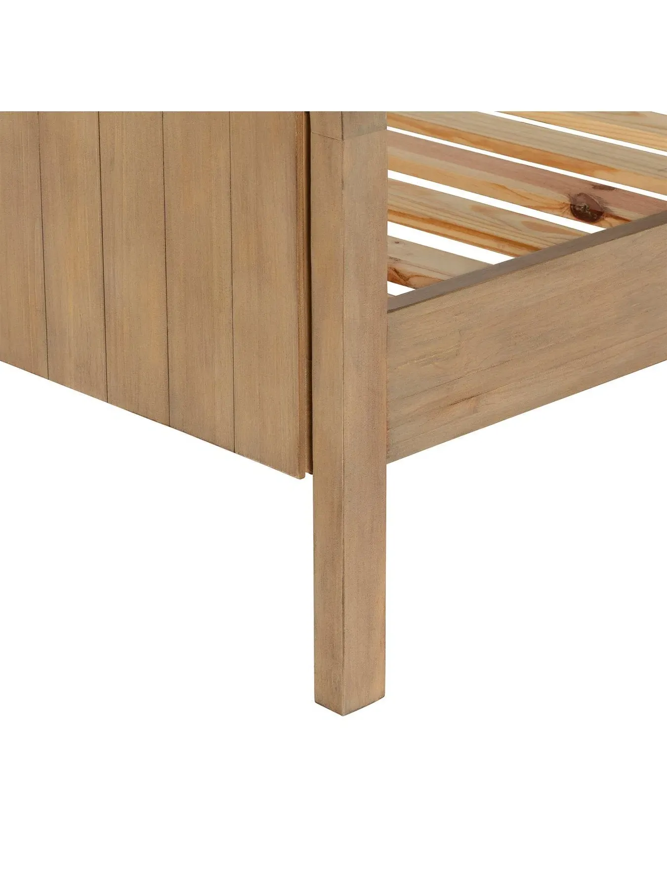King Size Bed Frame - Brown, Reclaimed Wood