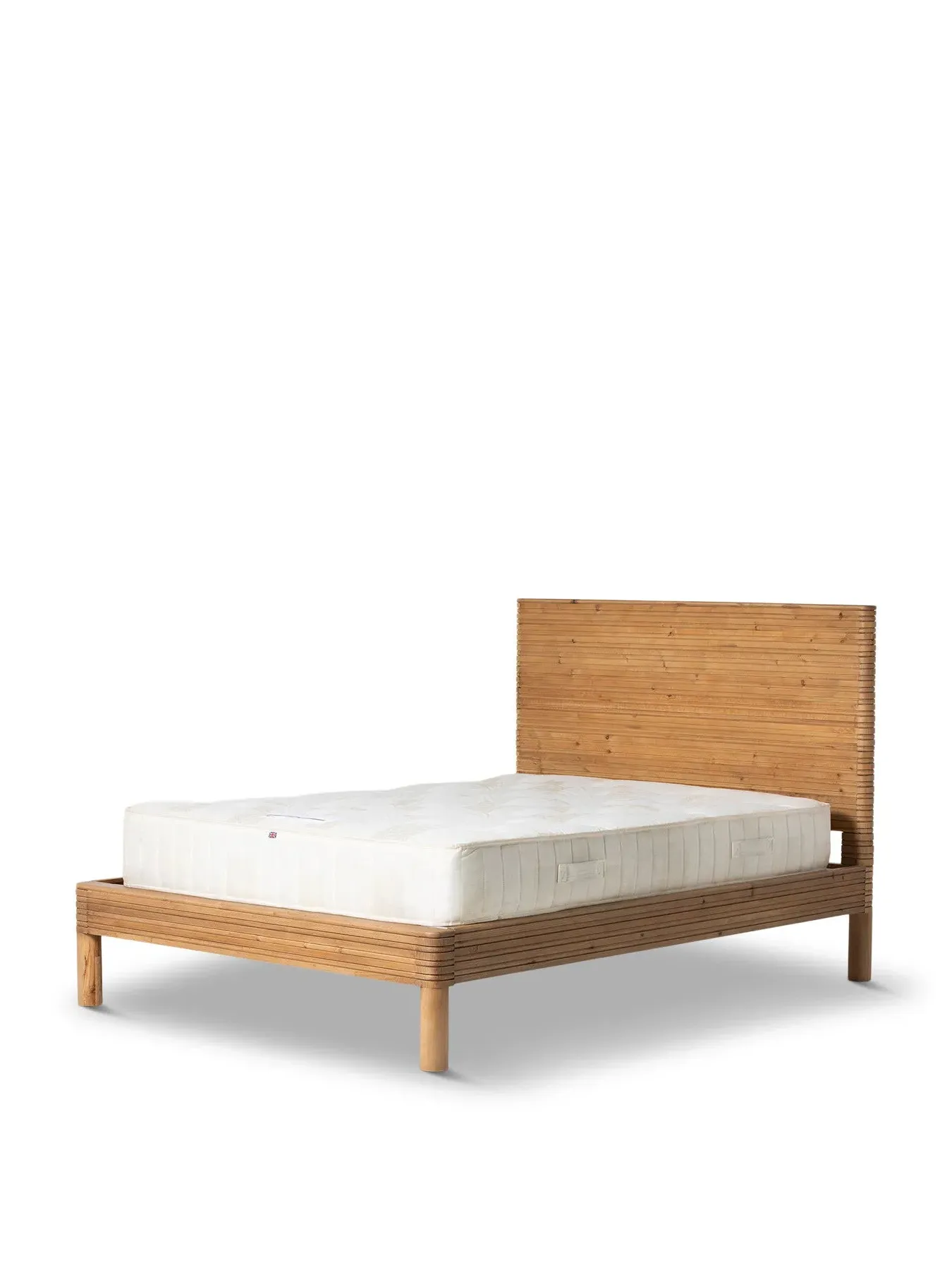 King Size Bed Frame - Brown, Reclaimed Wood image