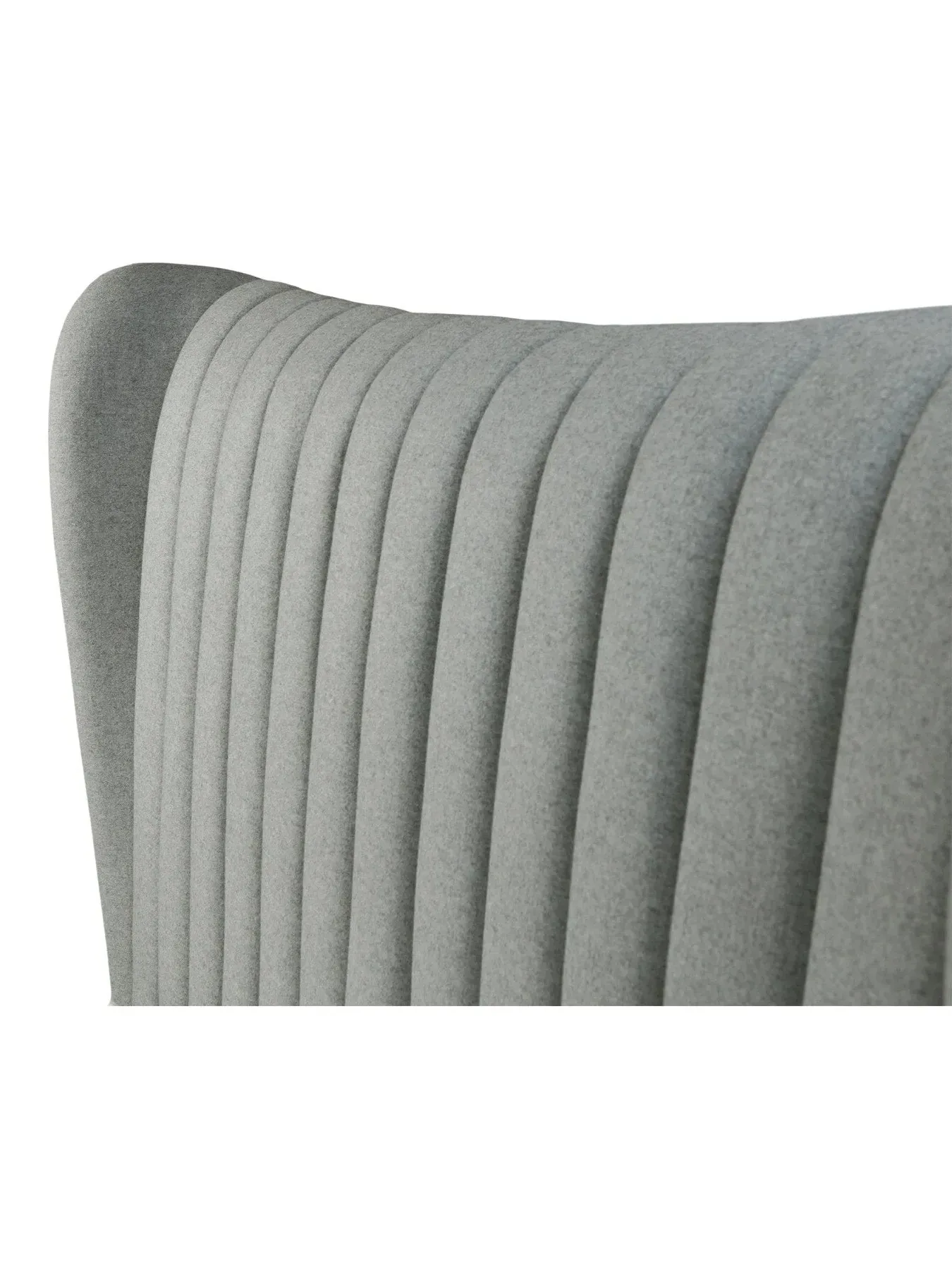 King Size Ottoman Bed Frame - Grey, Fabric