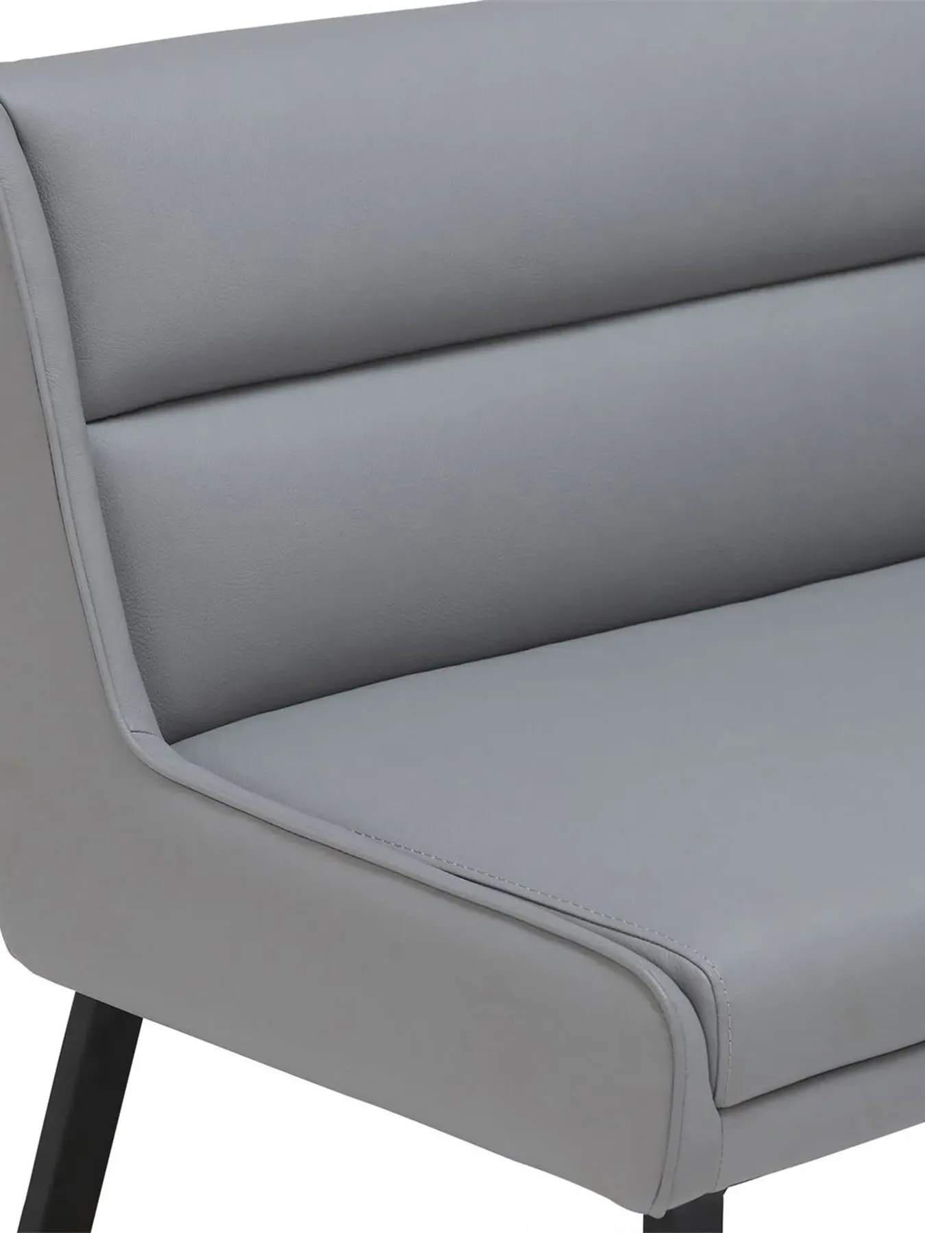 L-Shaped Corner Bench - Grey