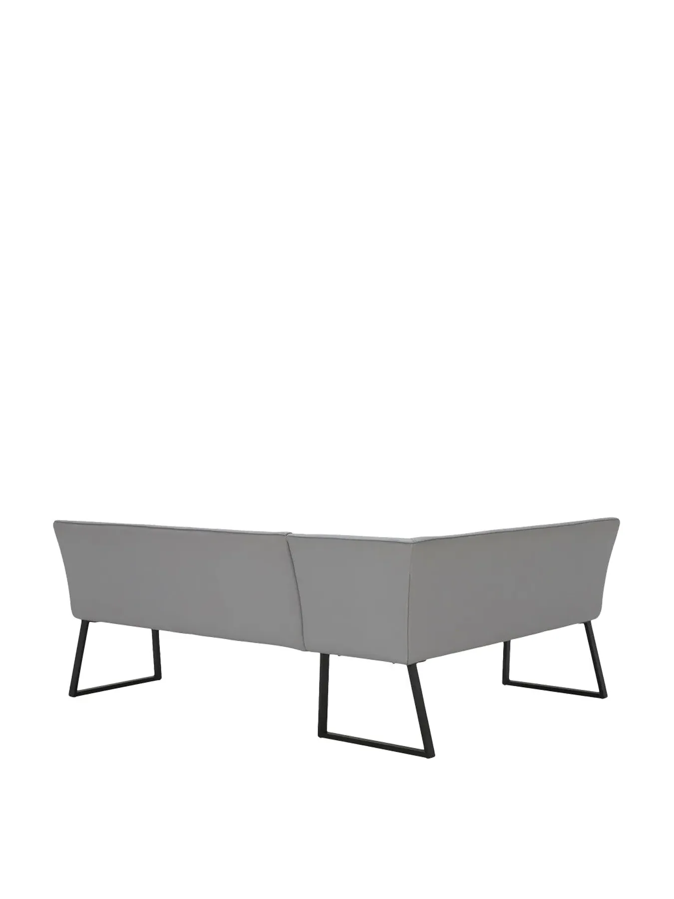 L-Shaped Corner Bench - Grey