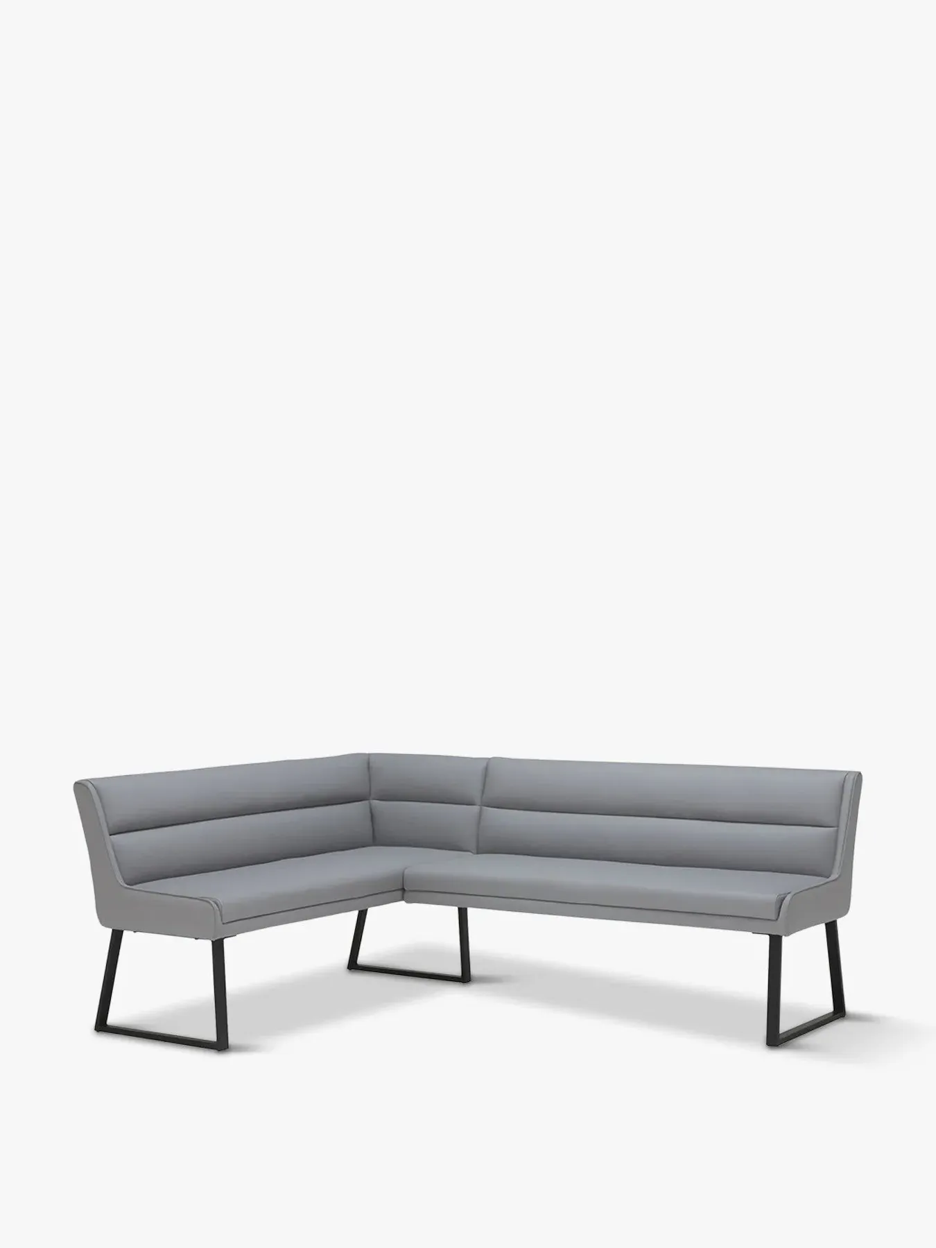 L-Shaped Corner Bench - Grey image