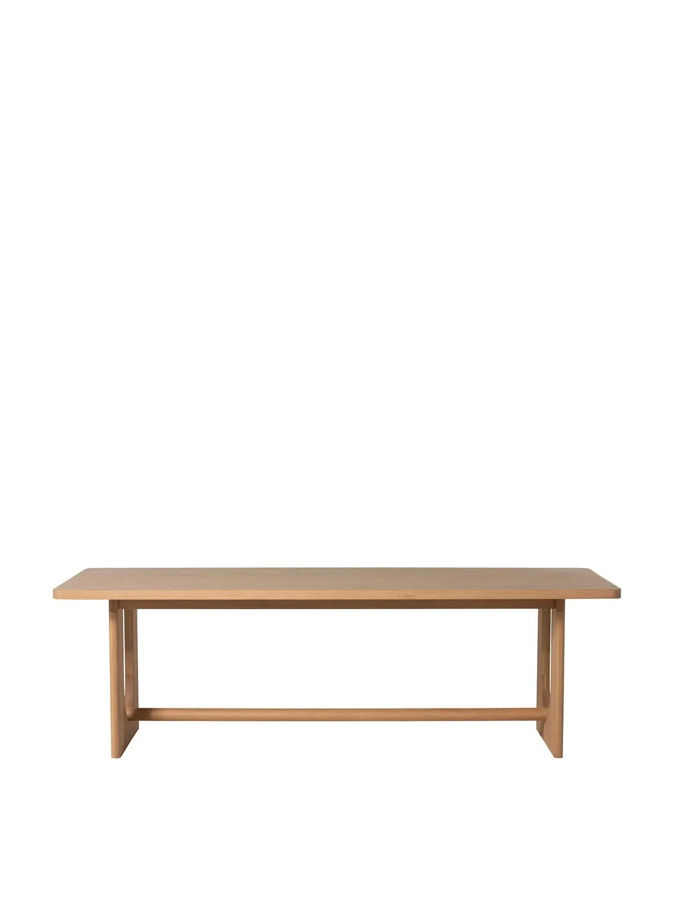 Large Dining Table Seats 6-8 - Brown, Oak