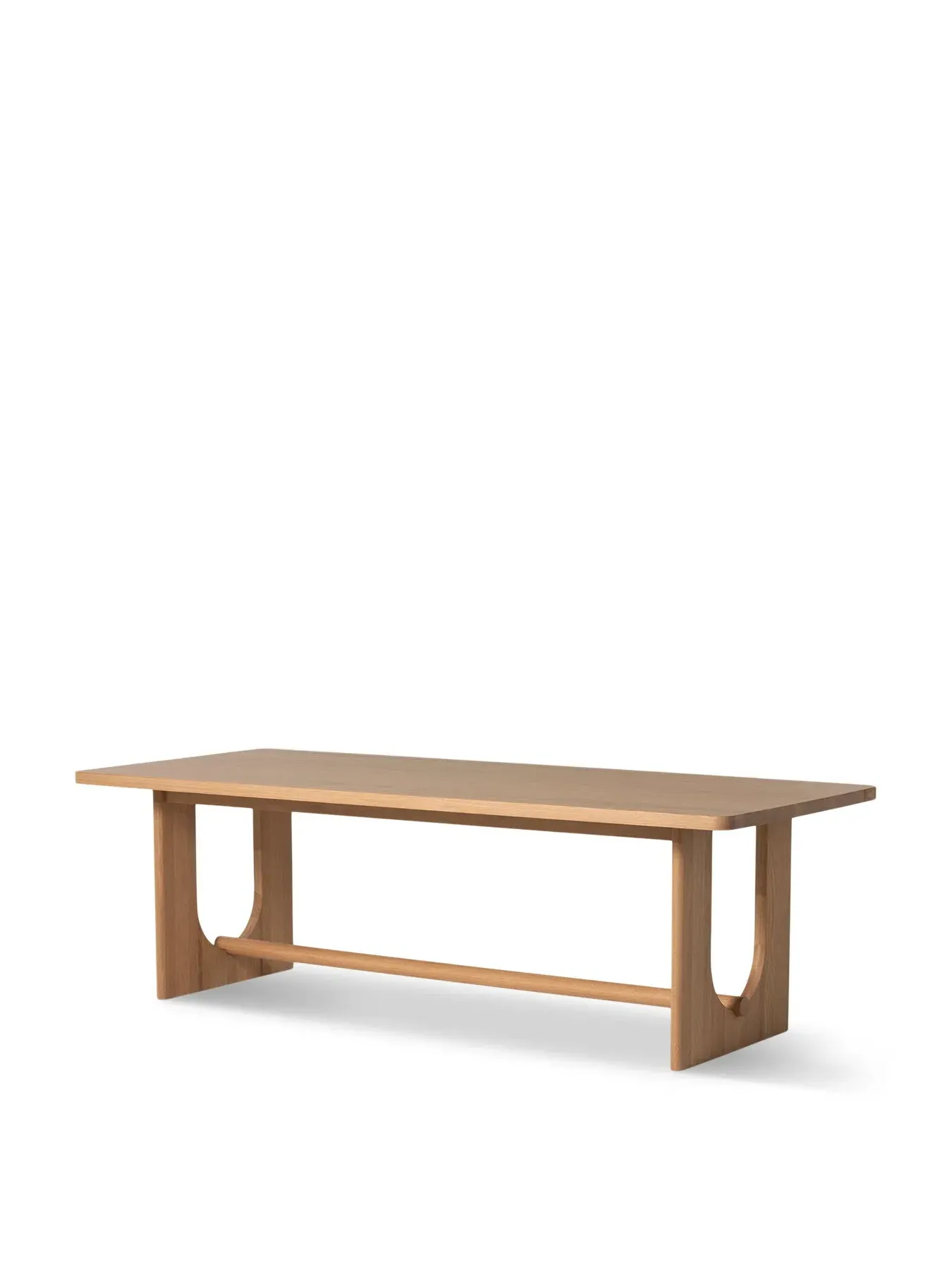 Large Dining Table Seats 6-8 - Brown, Oak image