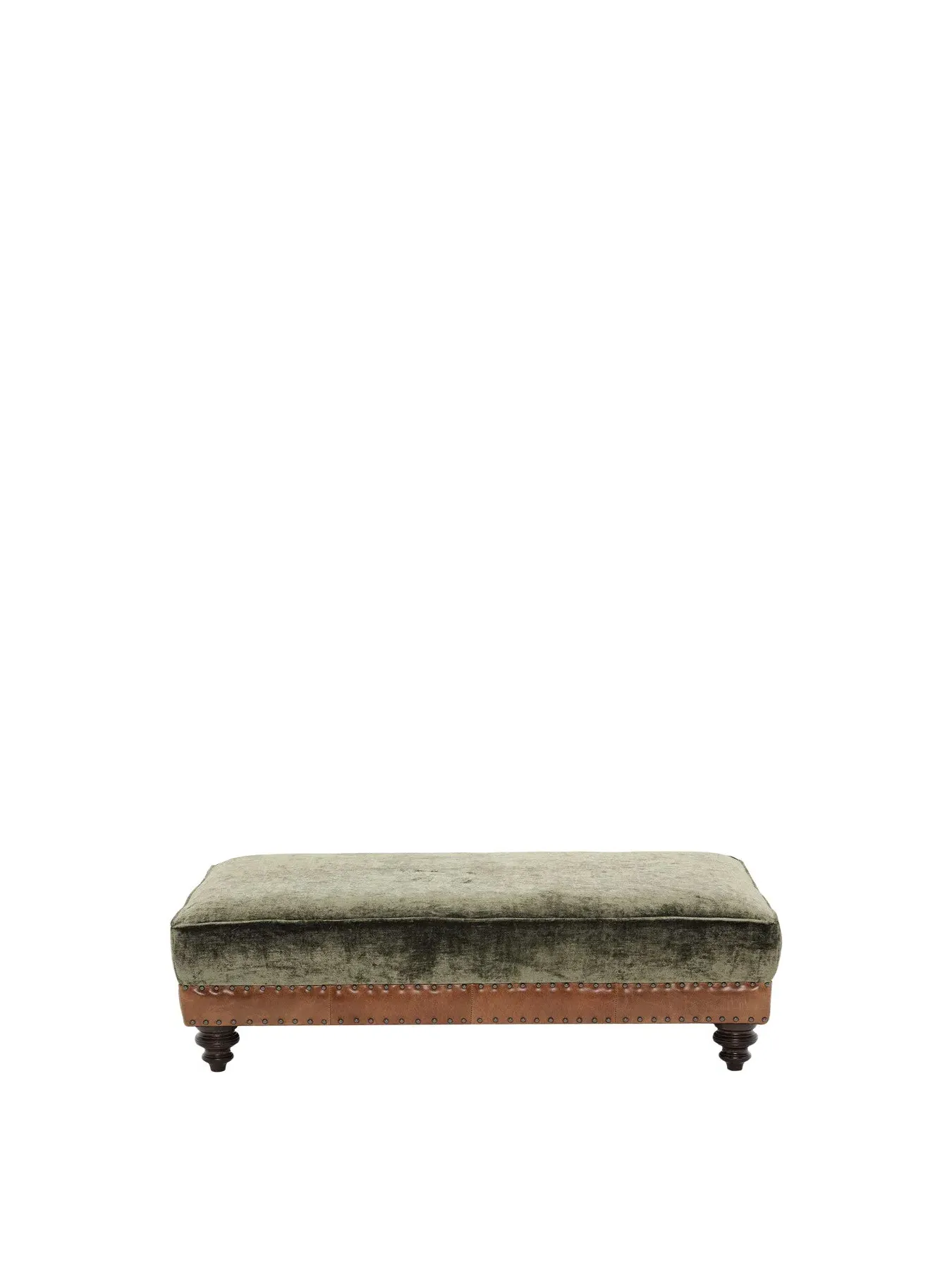 Large Rectangle Stool - Green