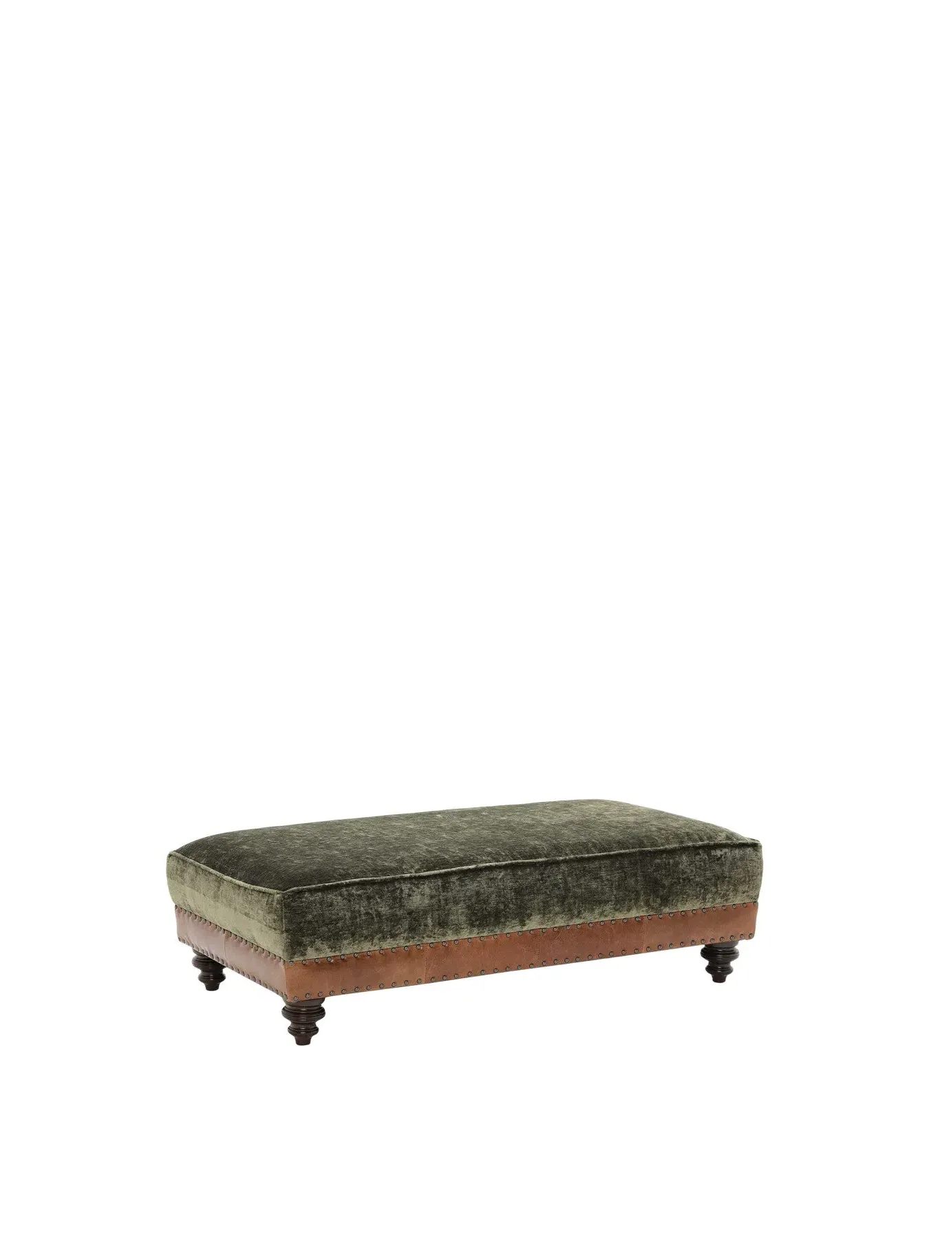 Large Rectangle Stool - Green