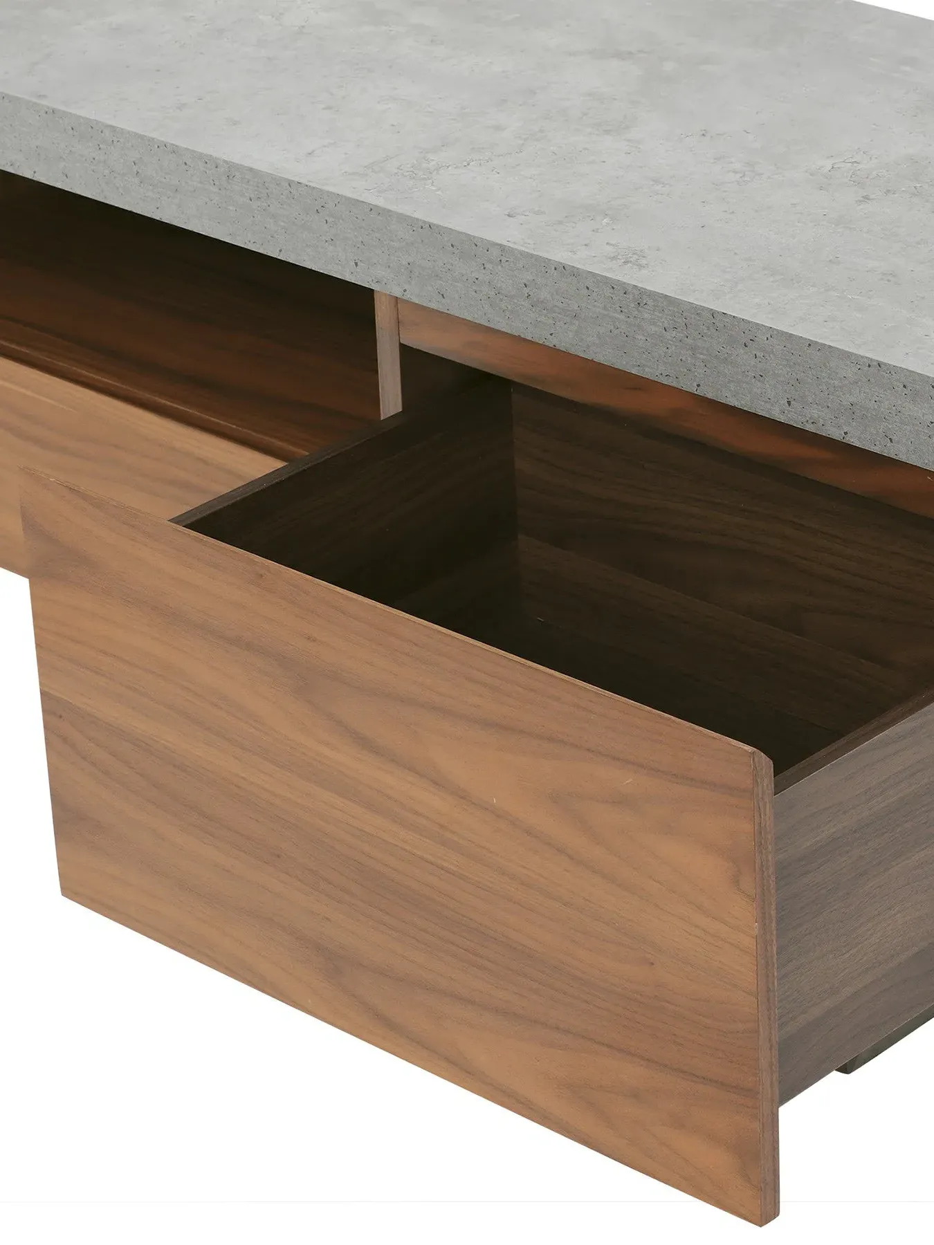 Large TV Stand - Concrete
