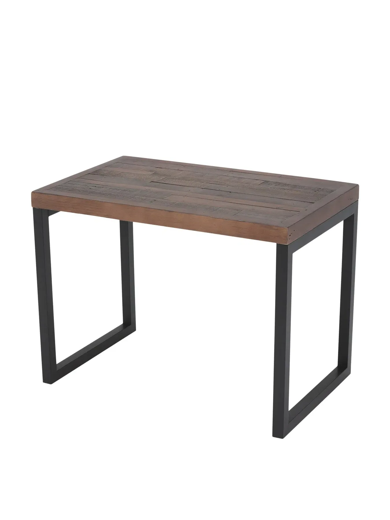 Long Bar Table - Reclaimed Wood, Metal Frame