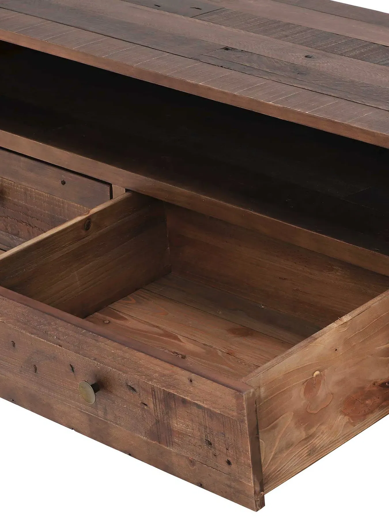Lowline TV Cabinet - Reclaimed Wood, Pine
