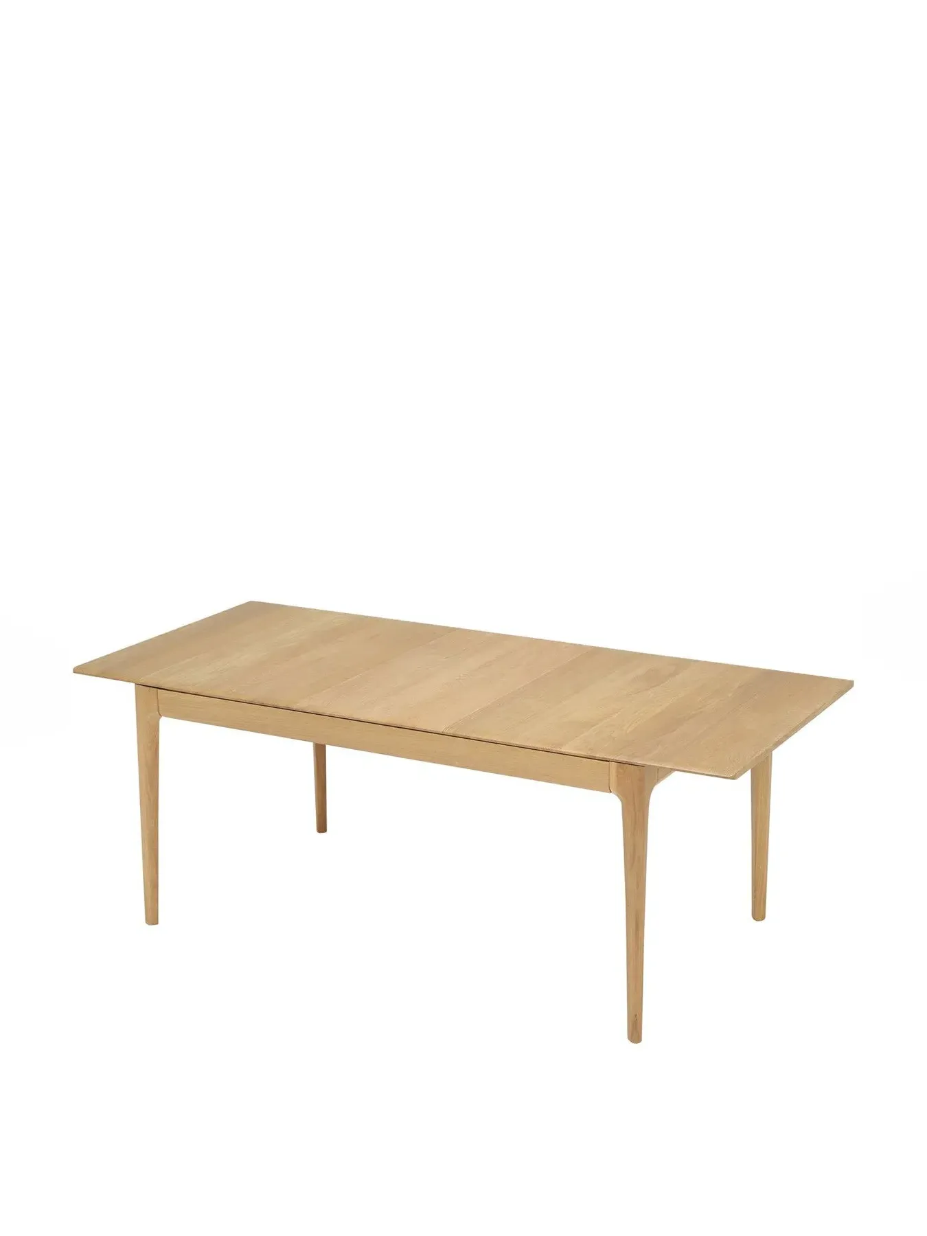 Medium Extending Dining Table - Neutral, Oak Wood