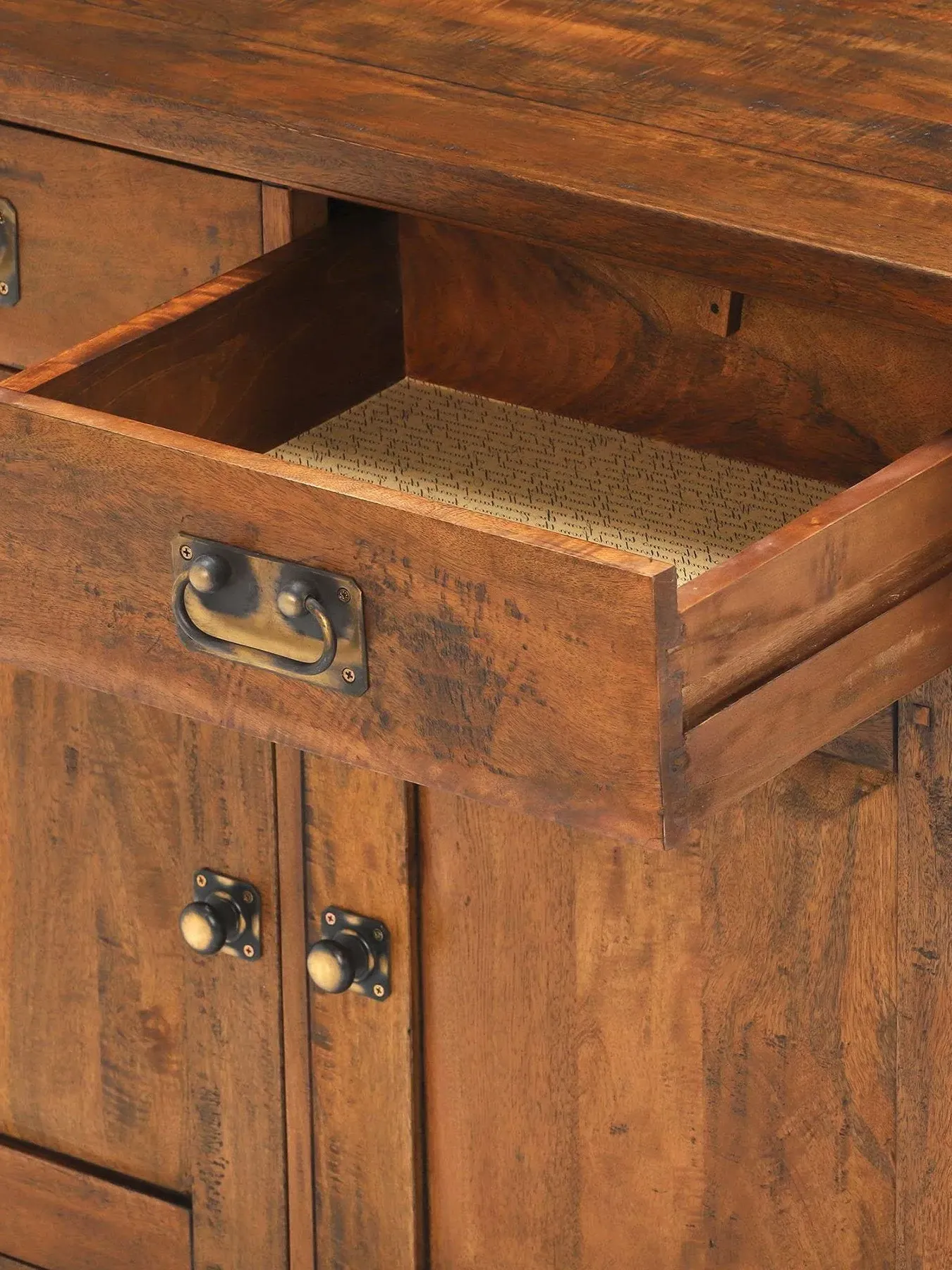 Narrow Sideboard - Natural, Mango Wood
