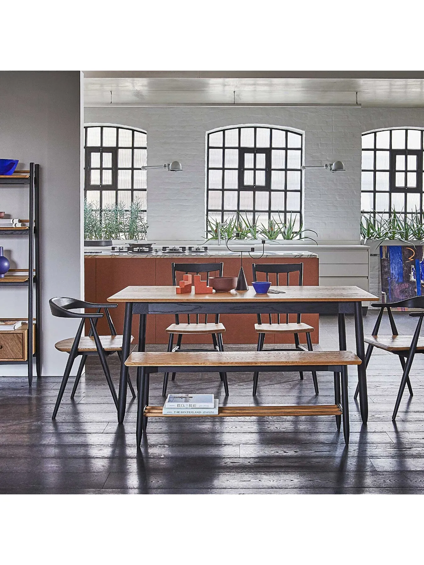 Oak Bench - Neutral, Solid Wood