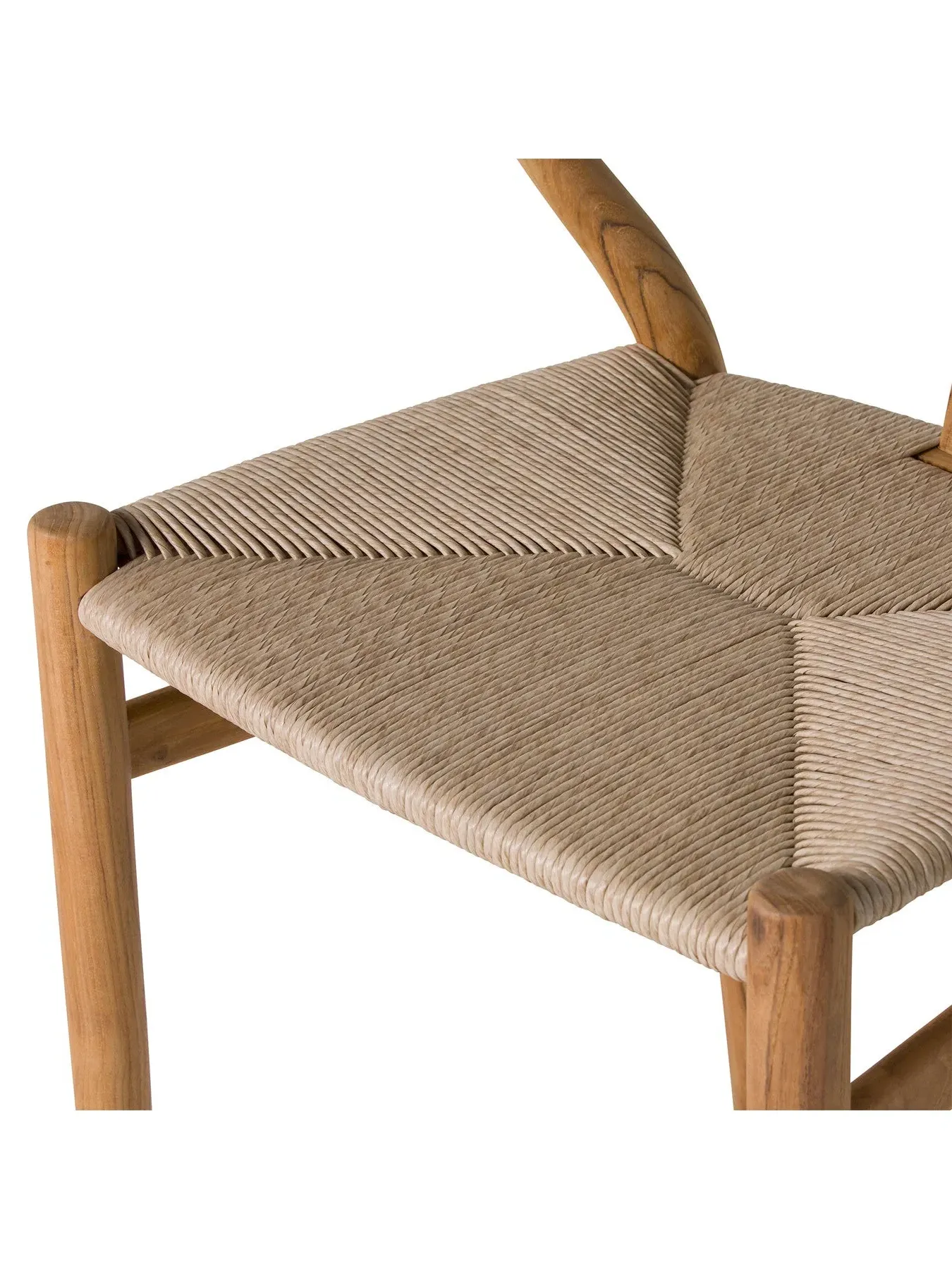 Open Back Barstool - Brown, Reclaimed Teak