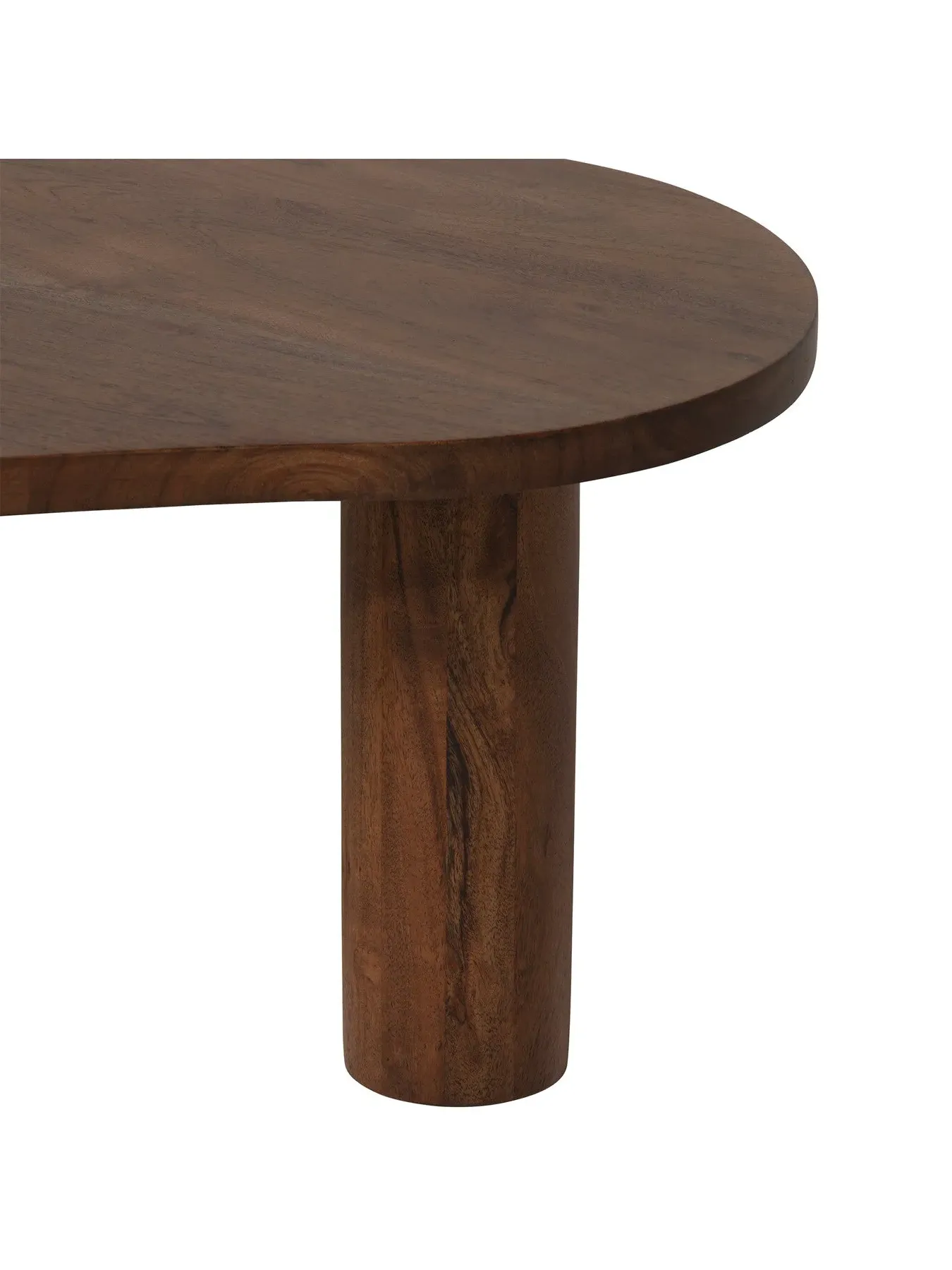 Organic Shape Coffee Table - Brown, Acacia Wood