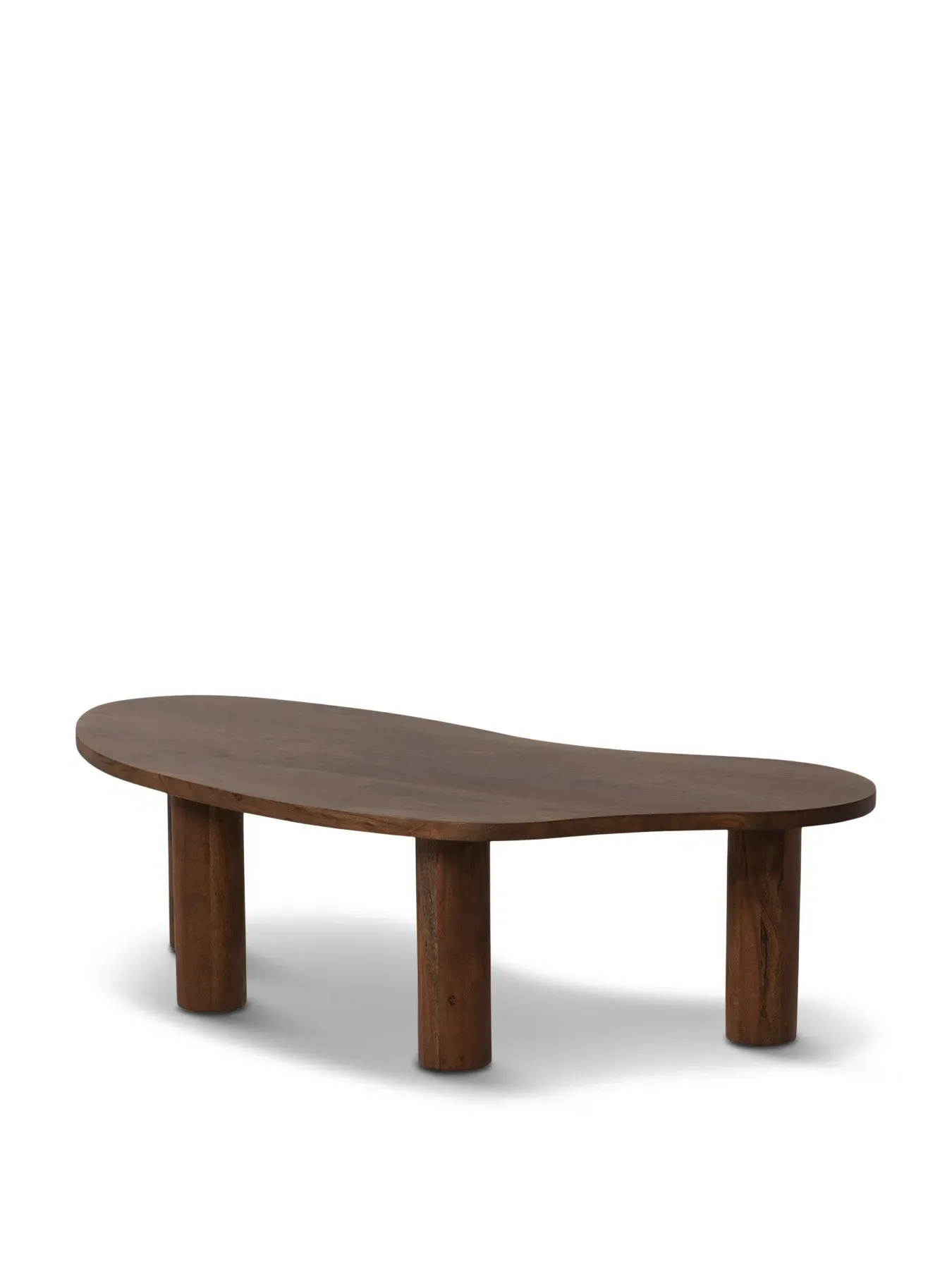 Organic Shape Coffee Table - Brown, Acacia Wood image
