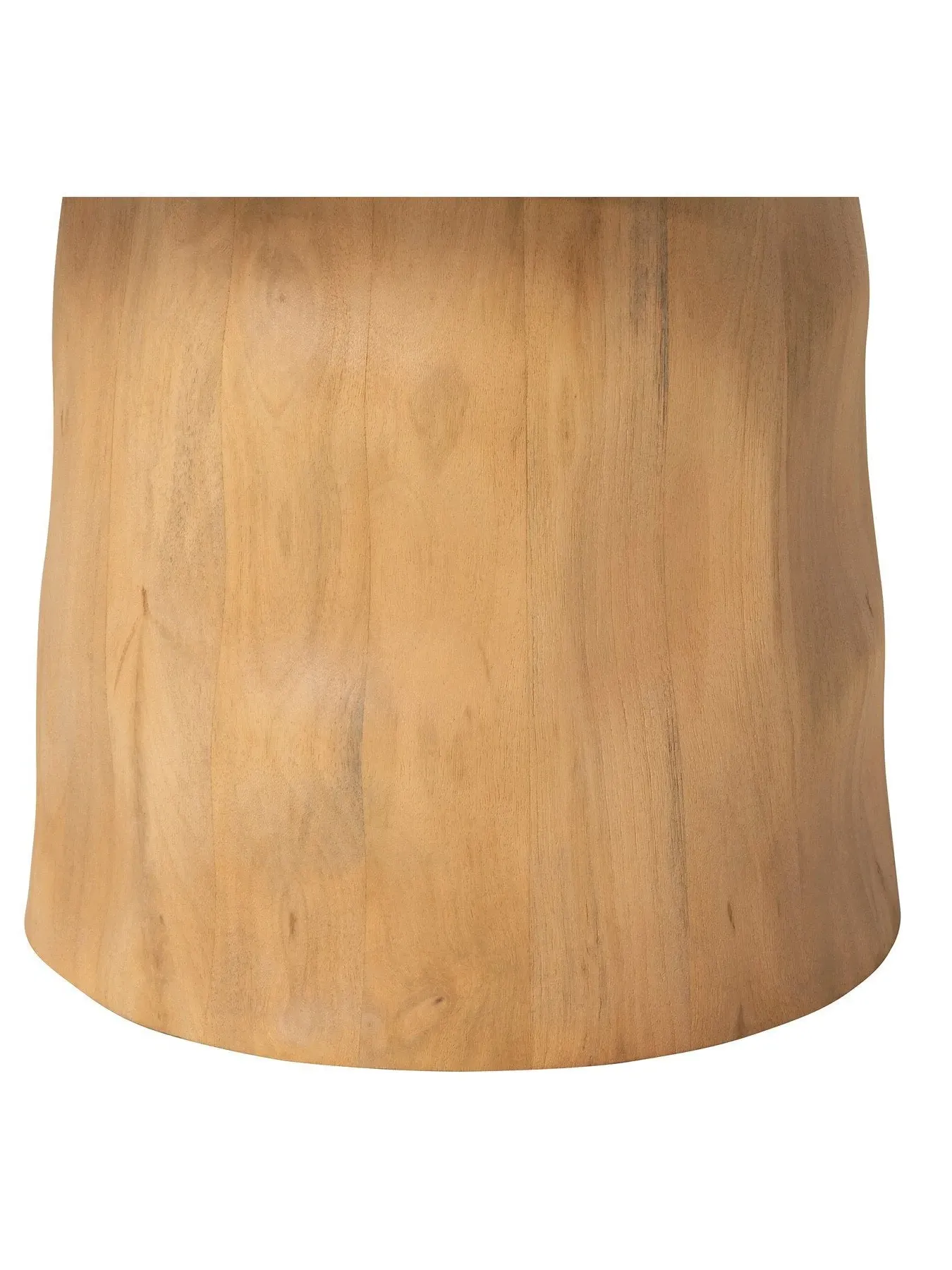 Organic Shape Side Table - Brown, Mango Wood
