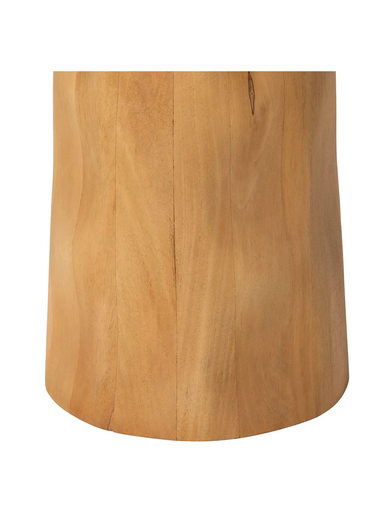 Organic Shape Side Table - Brown, Mango Wood